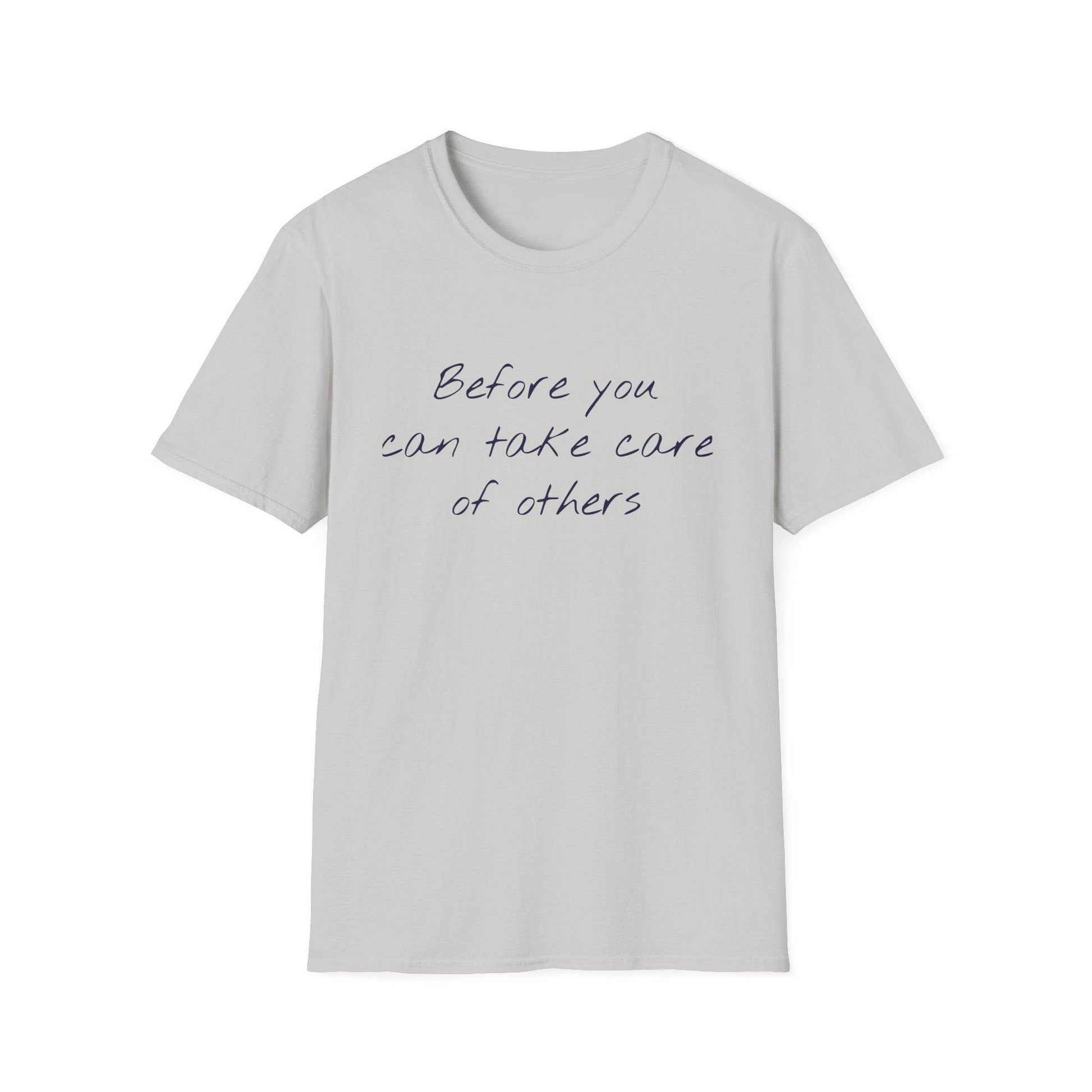 Unisex Softstyle T-Shirt - 'Take Care' Inspirational - The Dreamer's Bookshop.