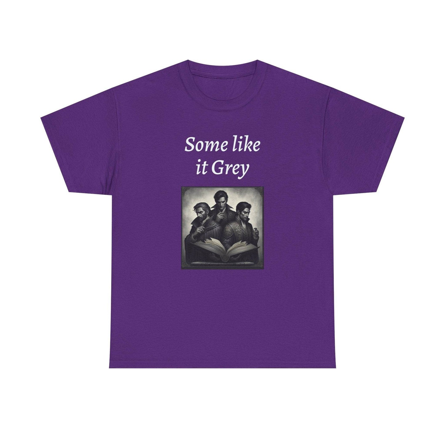 Like it Grey - Graphic Tee - Unisex Heavy Cotton T-Shirt for Book Lovers - The Dreamer's Bookshop.