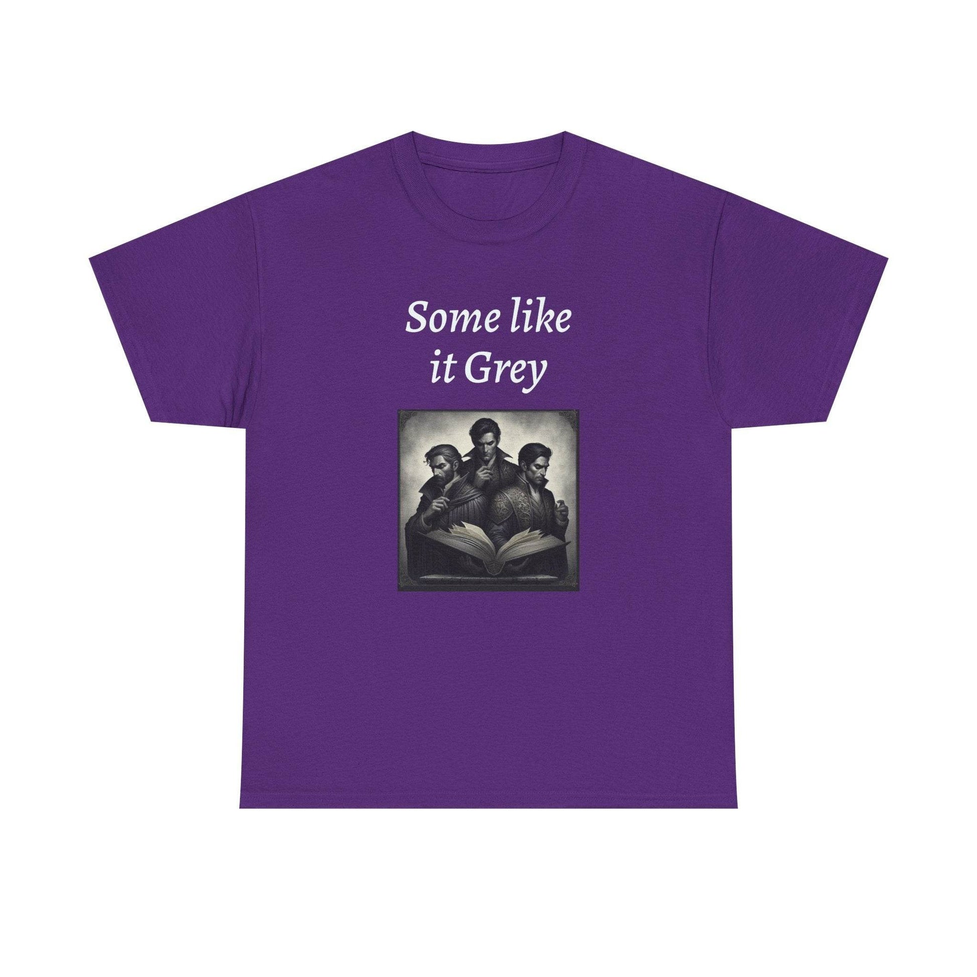 Like it Grey - Graphic Tee - Unisex Heavy Cotton T-Shirt for Book Lovers - The Dreamer's Bookshop.