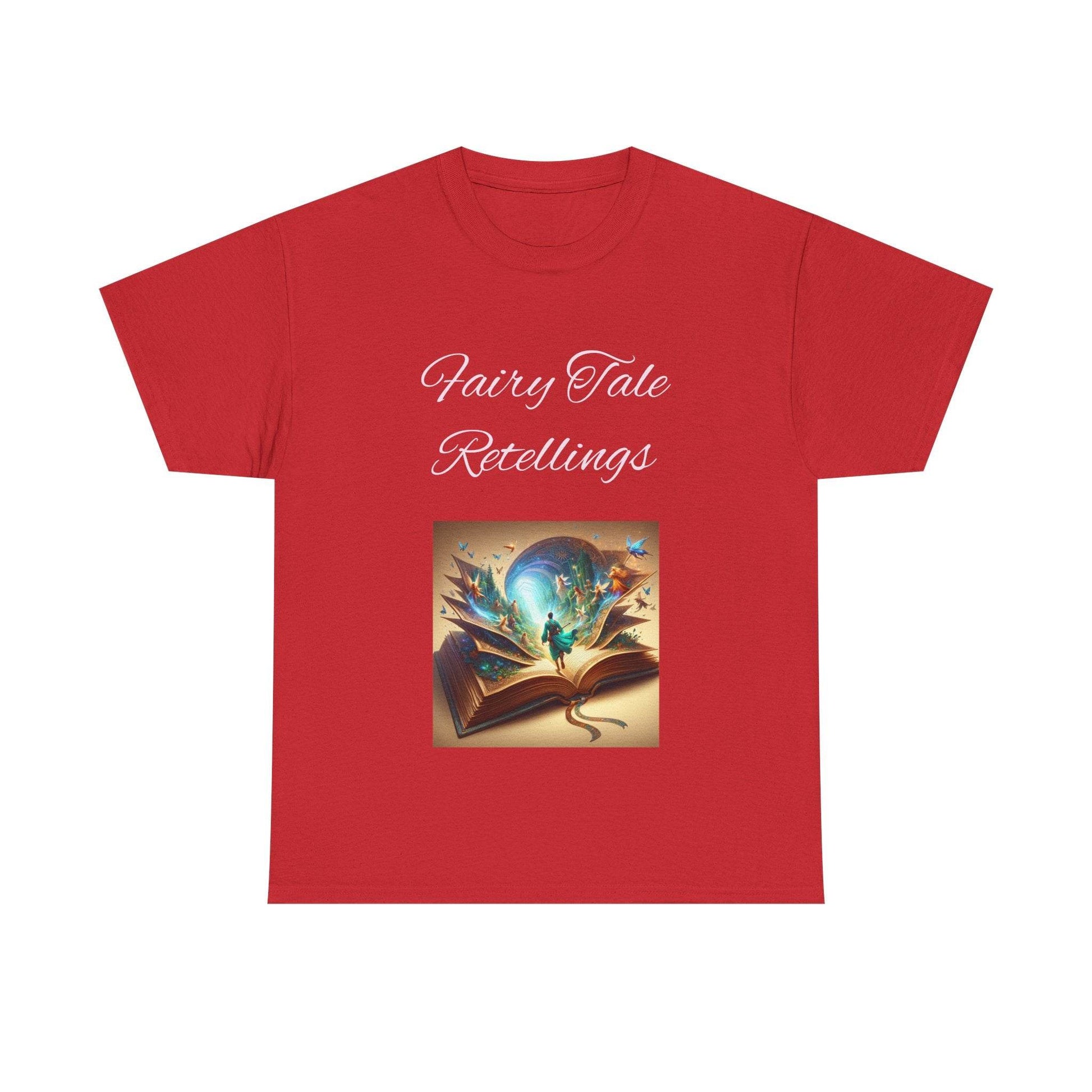 Fiction - Unisex Heavy Cotton Tee - Fairy Tale Retellings - The Dreamer's Bookshop.
