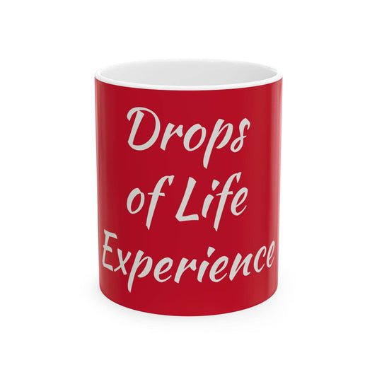 Drops of Life Experience Ceramic Mug - Perfect Gift for Motivation and Inspiration - The Dreamer's Bookshop.