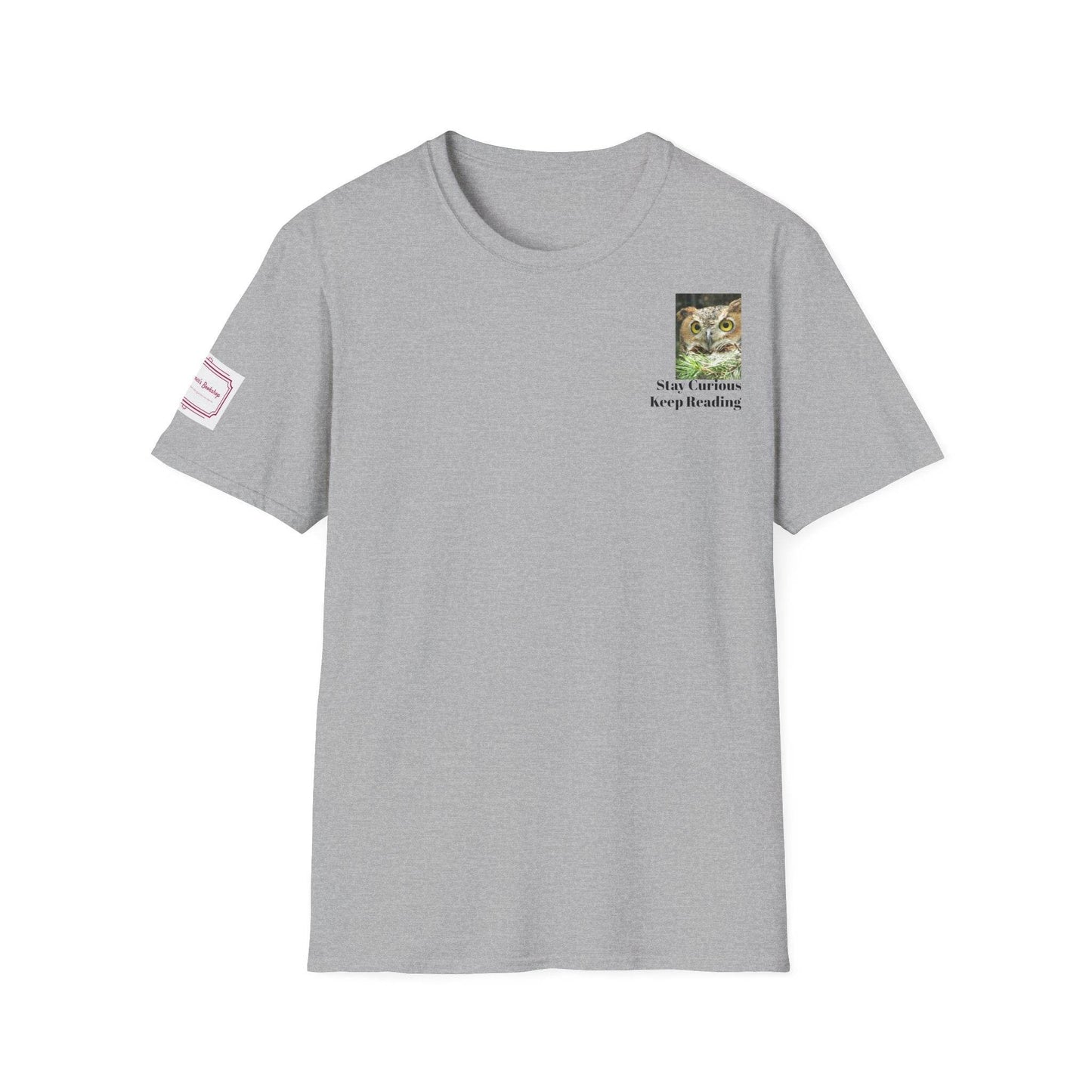 Inspirational Unisex Softstyle T-Shirt - 'Keep Breathing' Motivational Design - The Dreamer's Bookshop.