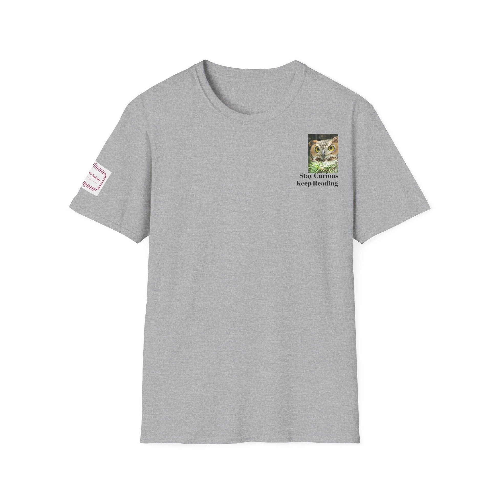 Inspirational Unisex Softstyle T-Shirt - 'Keep Breathing' Motivational Design - The Dreamer's Bookshop.