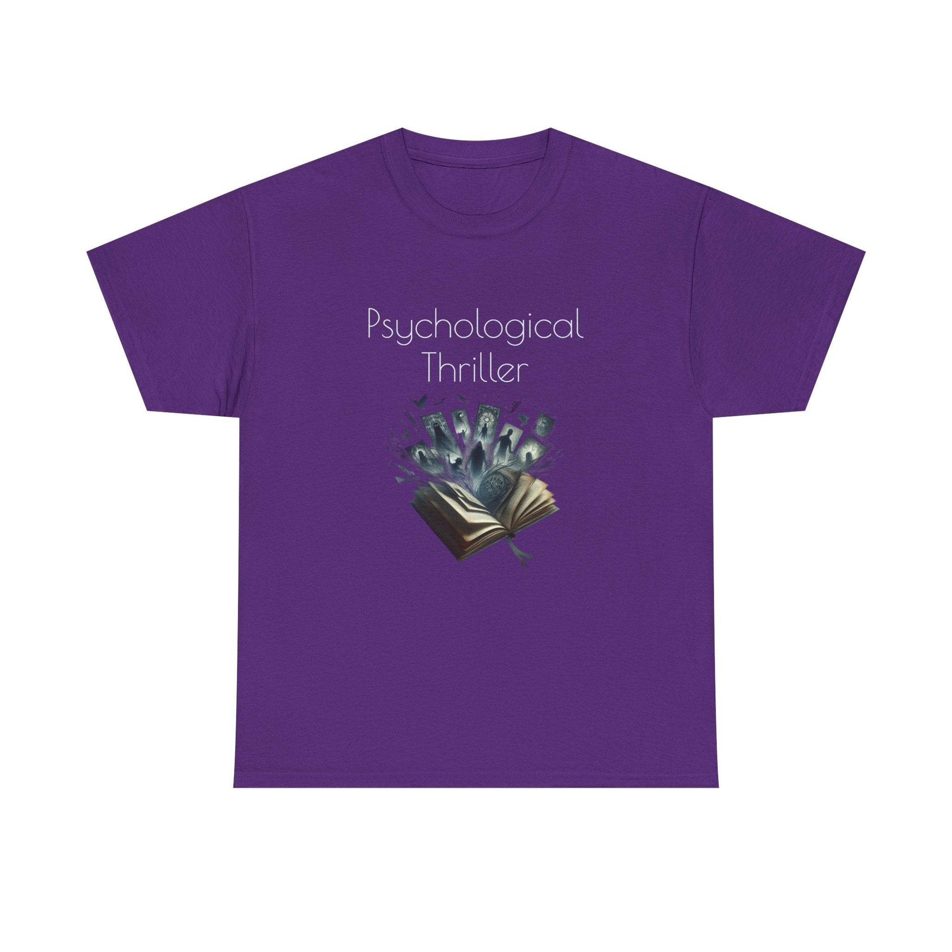 Fiction - Graphic Tee - Unisex Heavy Cotton T-Shirt Psychological Thriller - The Dreamer's Bookshop.