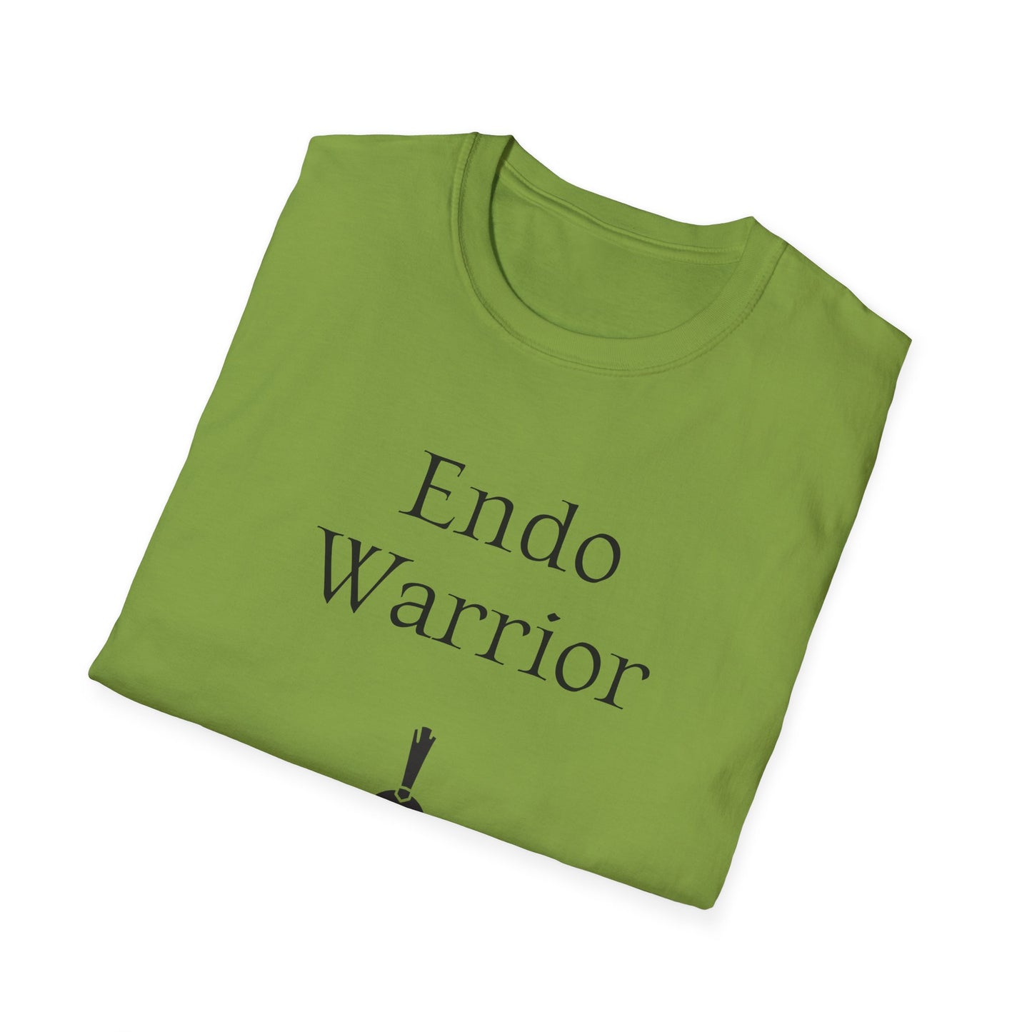 Endometriosis Warrior Unisex Softstyle T-Shirt - Empowering Battle for Women's Health
