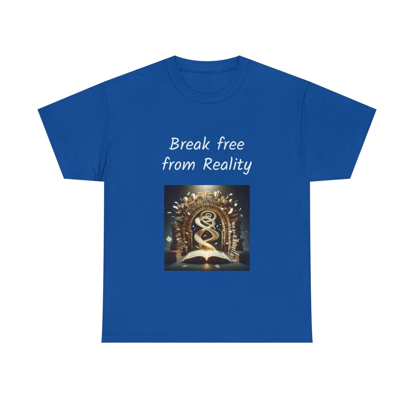 Break Free - Unisex Heavy Cotton Tee - Book Lovers - The Dreamer's Bookshop.