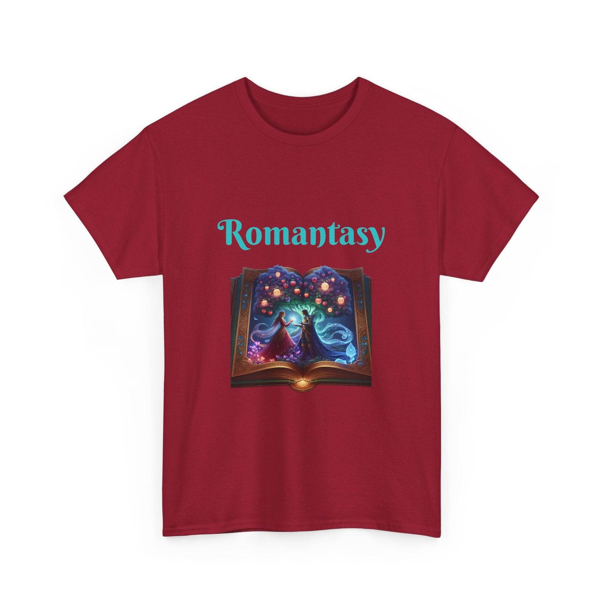 Fantasy - Graphic Tee - Unisex Heavy Cotton T-Shirt Romantasy Books - The Dreamer's Bookshop.