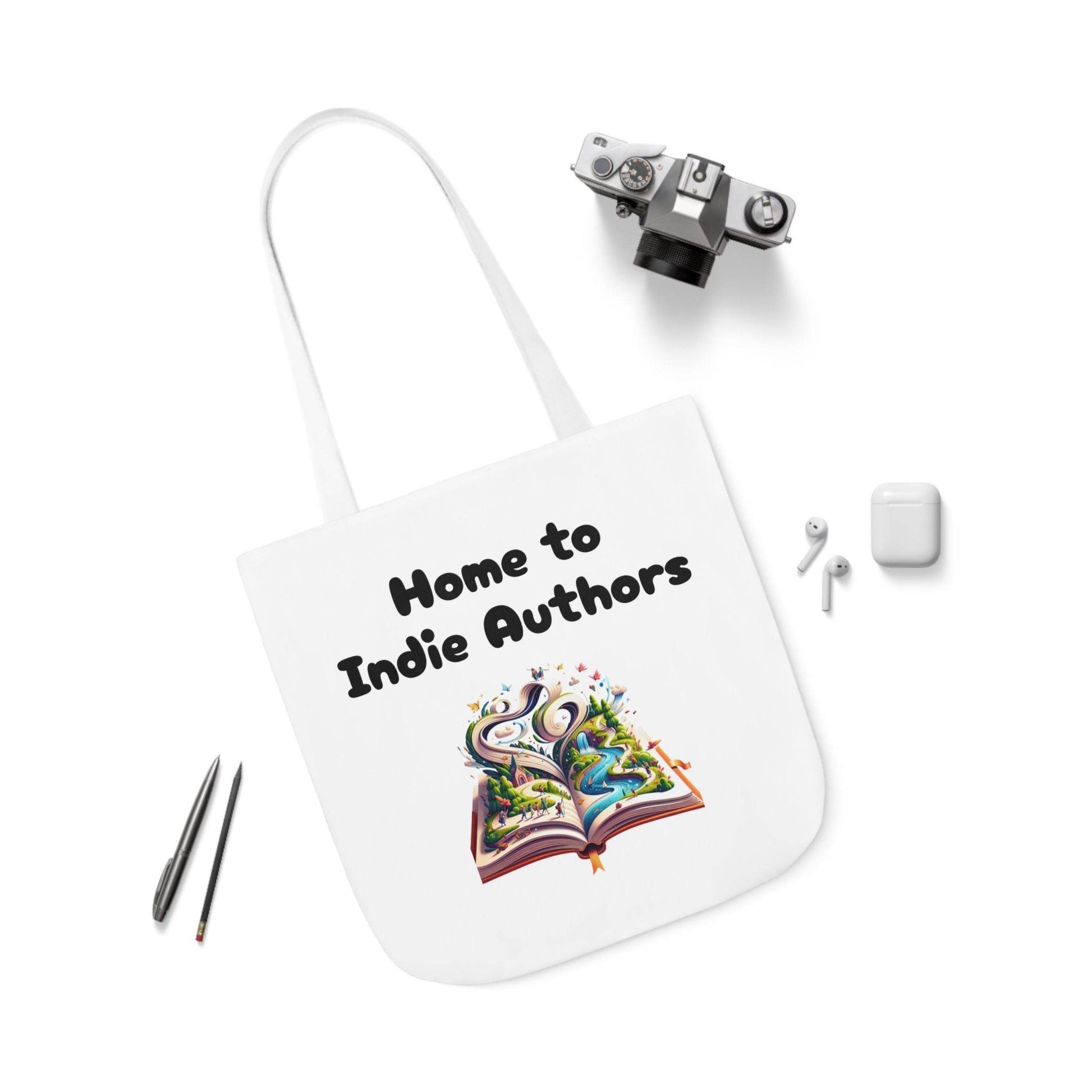 Home to Indie Authors Tote Bag - Perfect Gift for Book Lovers - The Dreamer's Bookshop.