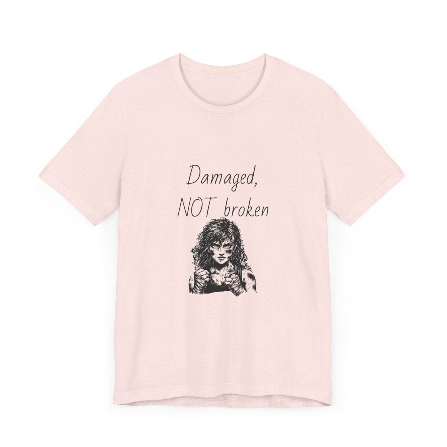 Fierce Survivor Unisex Short Sleeve Tee - Damaged, NOT broken - The Dreamer's Bookshop.