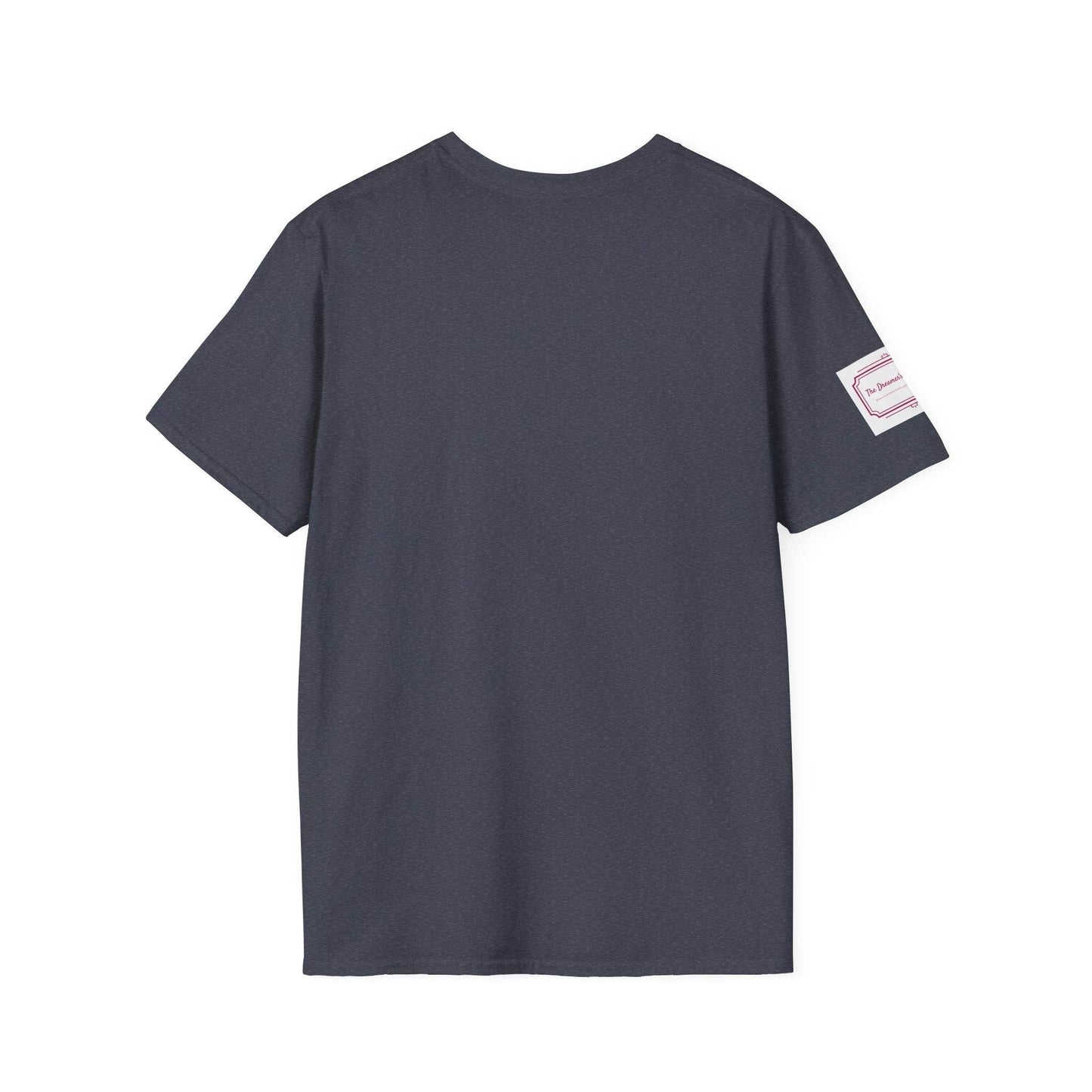Be Happy Stay Positive Unisex Softstyle T-Shirt - The Dreamer's Bookshop.
