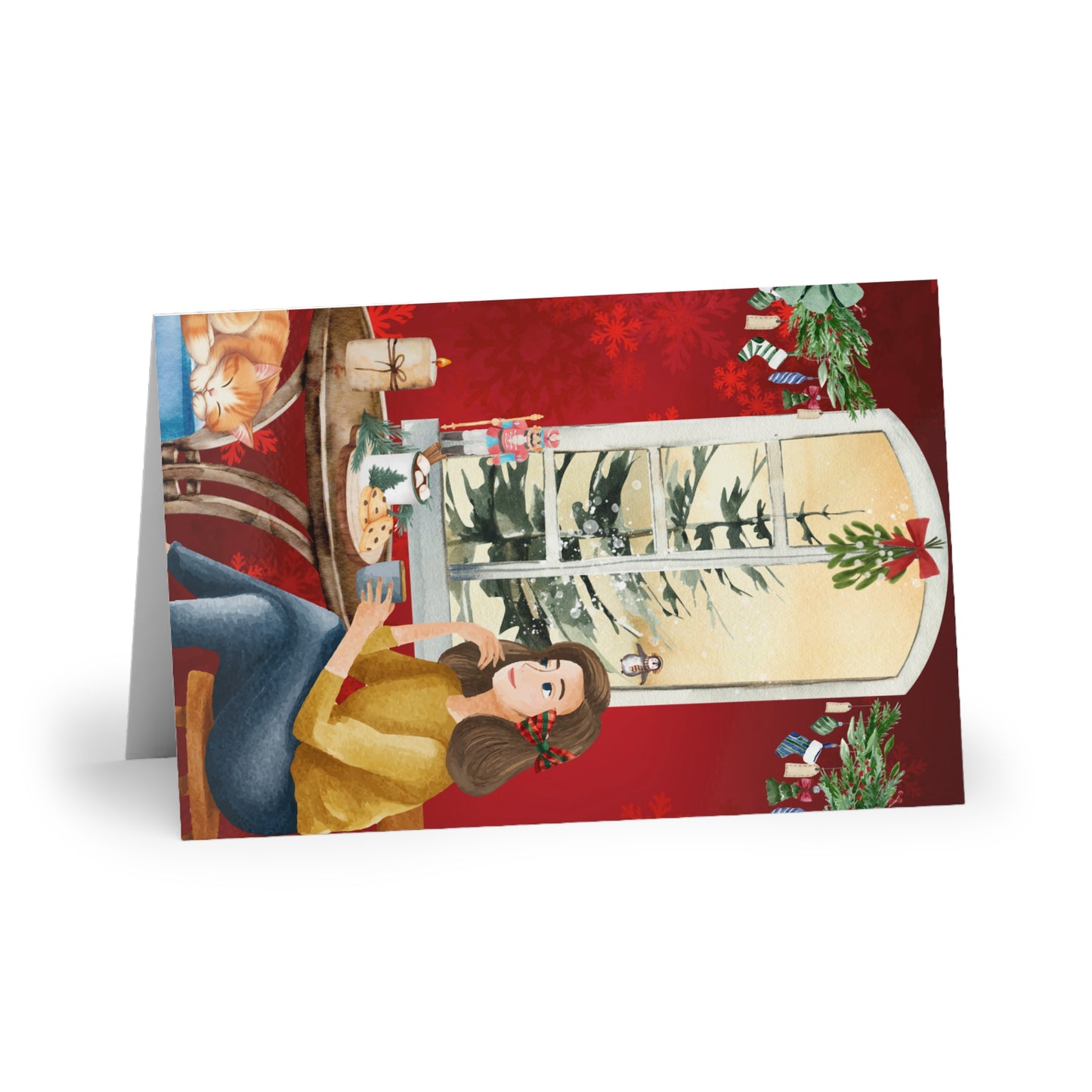 The Dreamer's Bookshop "Winter Bookshop" Christmas Card