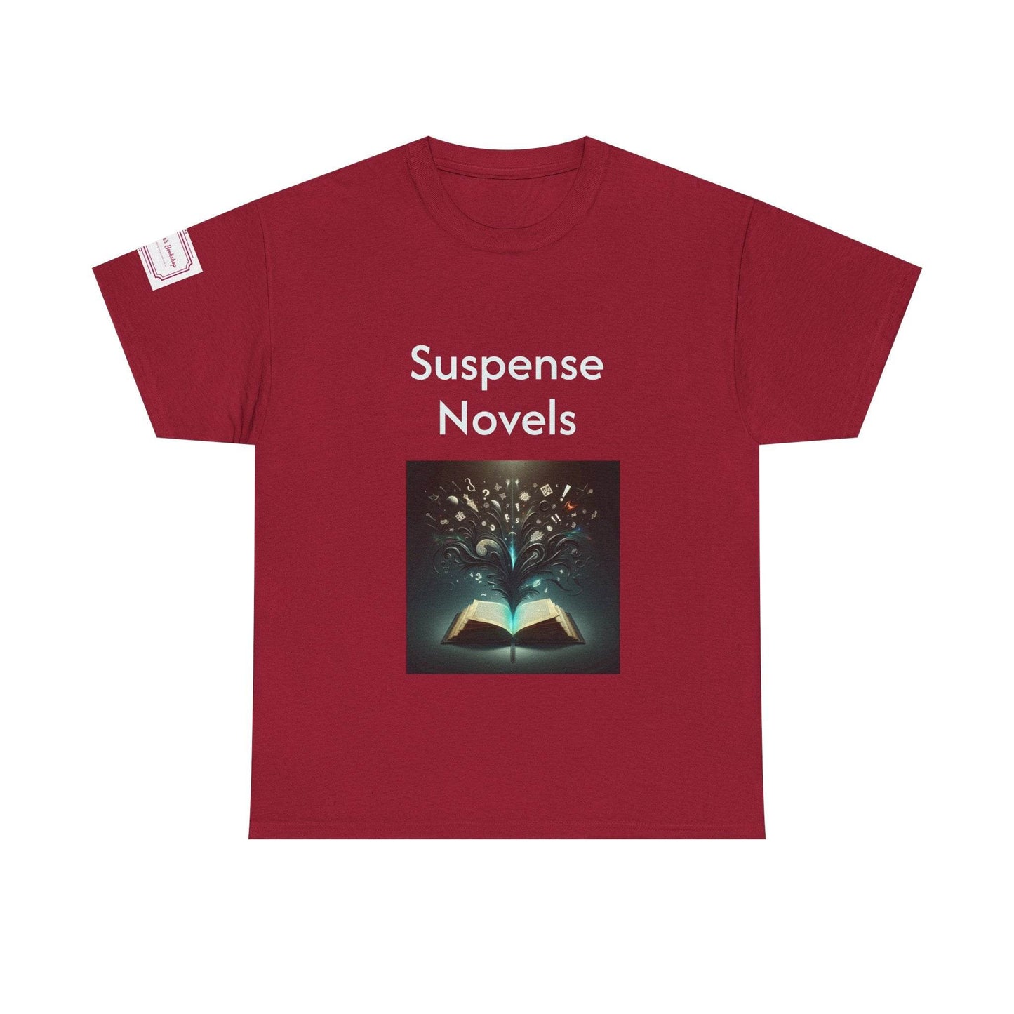 Fiction - Graphic Unisex Heavy Cotton Tee - Suspense Novels - The Dreamer's Bookshop.