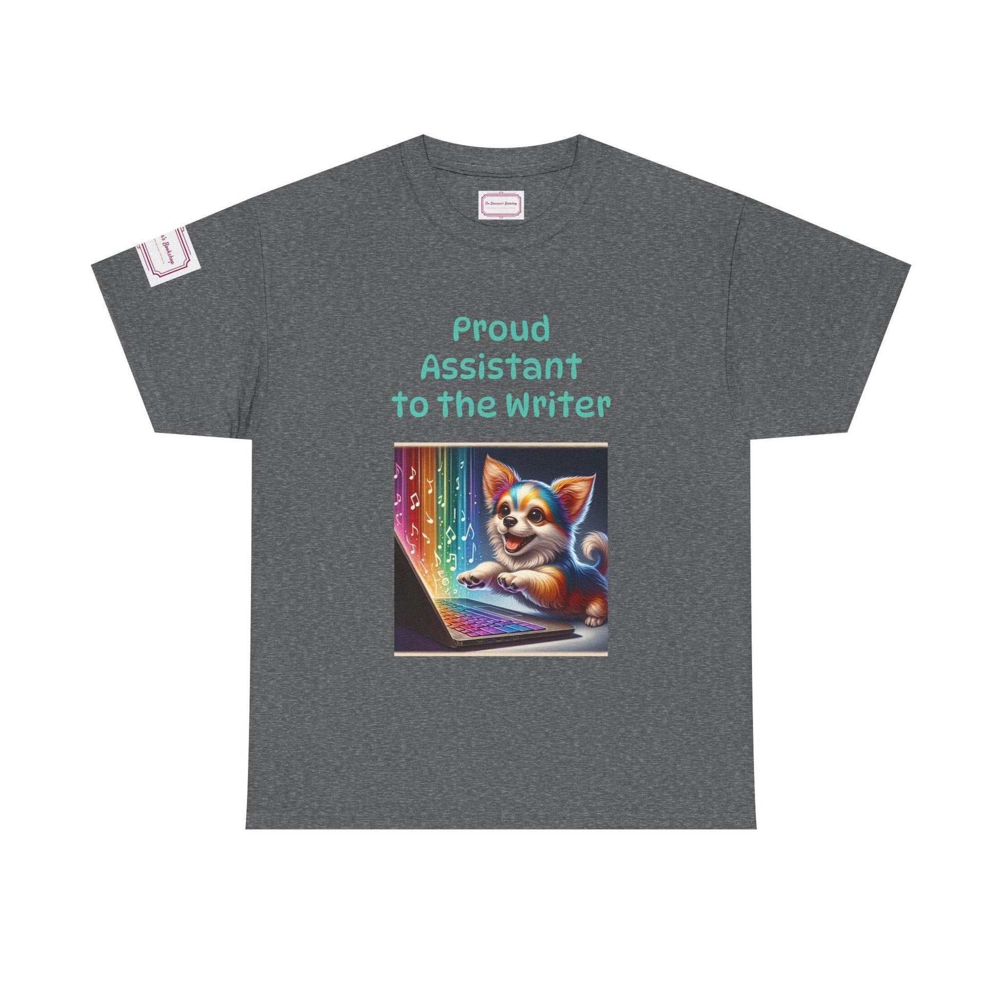 Writer Assistant - Unisex Heavy Cotton Tee - Perfect for Book Lovers - The Dreamer's Bookshop.