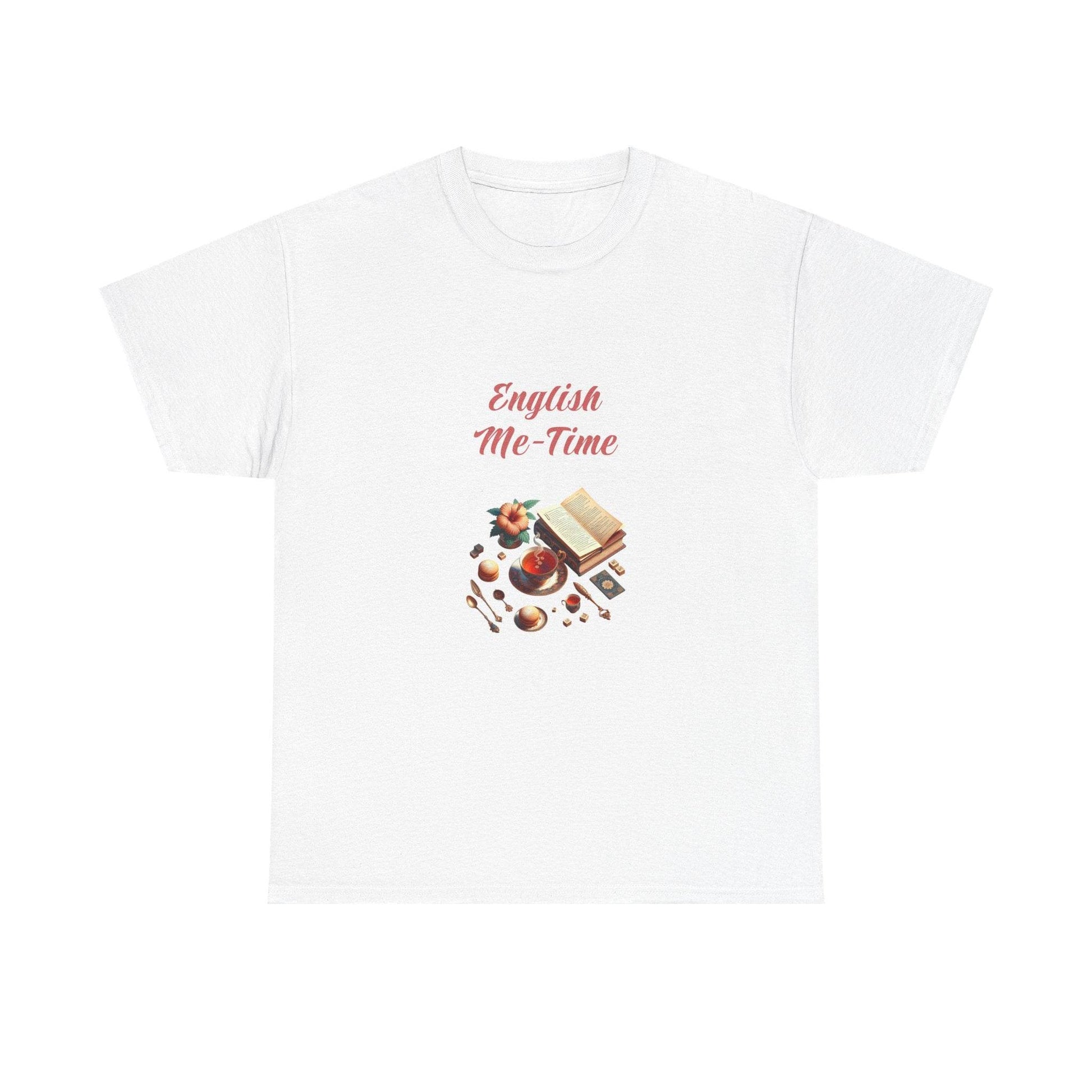 English Me-Time - A Unisex Heavy Cotton Tee - Perfect for Book Lovers - The Dreamer's Bookshop.