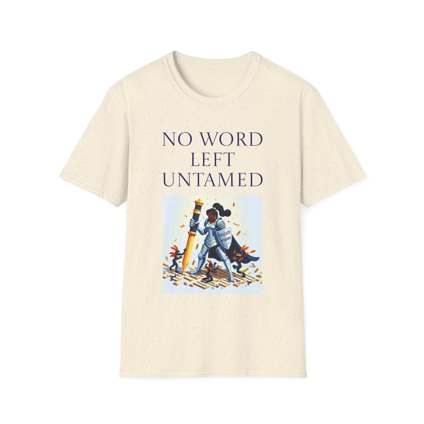 Unisex Softstyle T-Shirt - 'No Word' - The Dreamer's Bookshop.