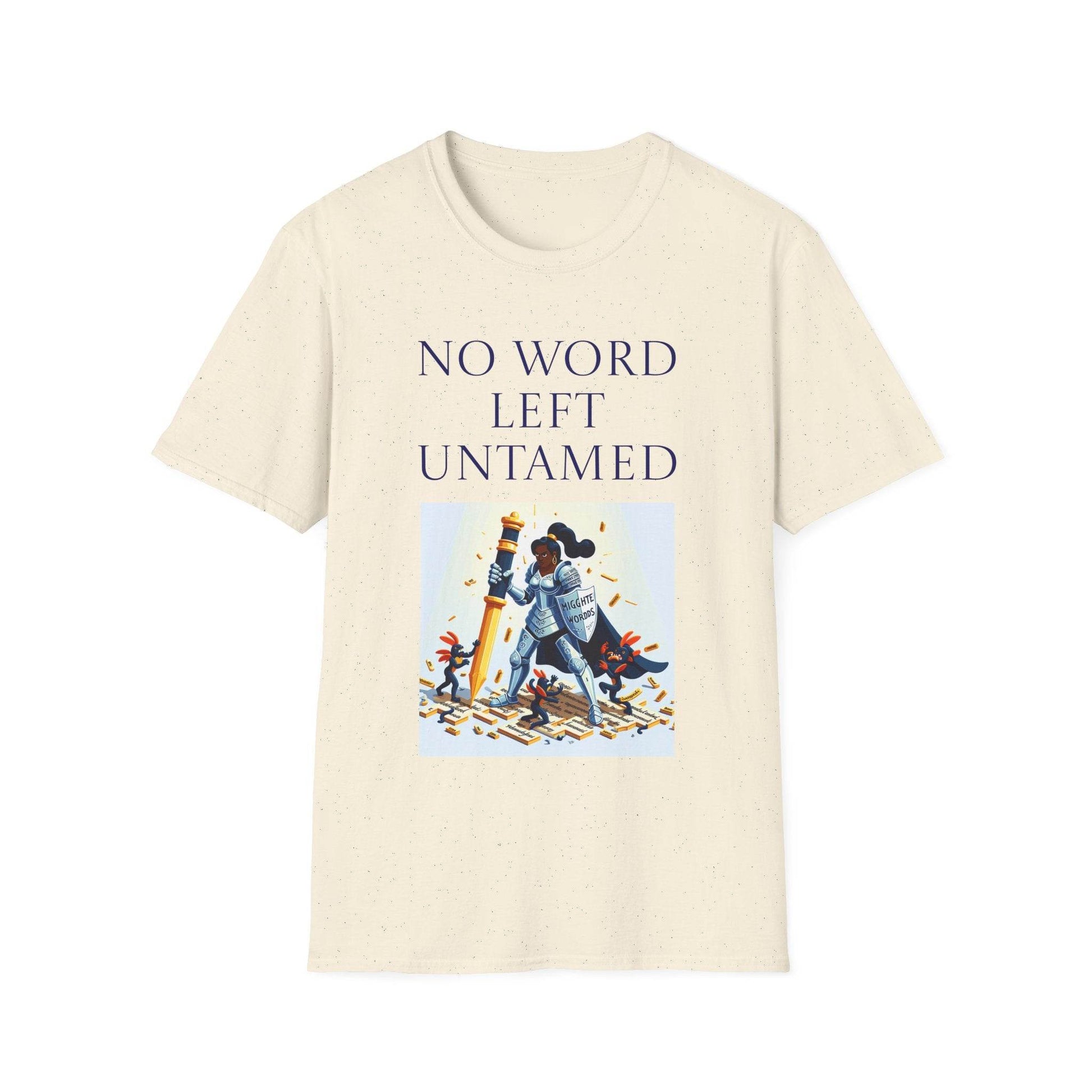 Unisex Softstyle T-Shirt - 'No Word' - The Dreamer's Bookshop.