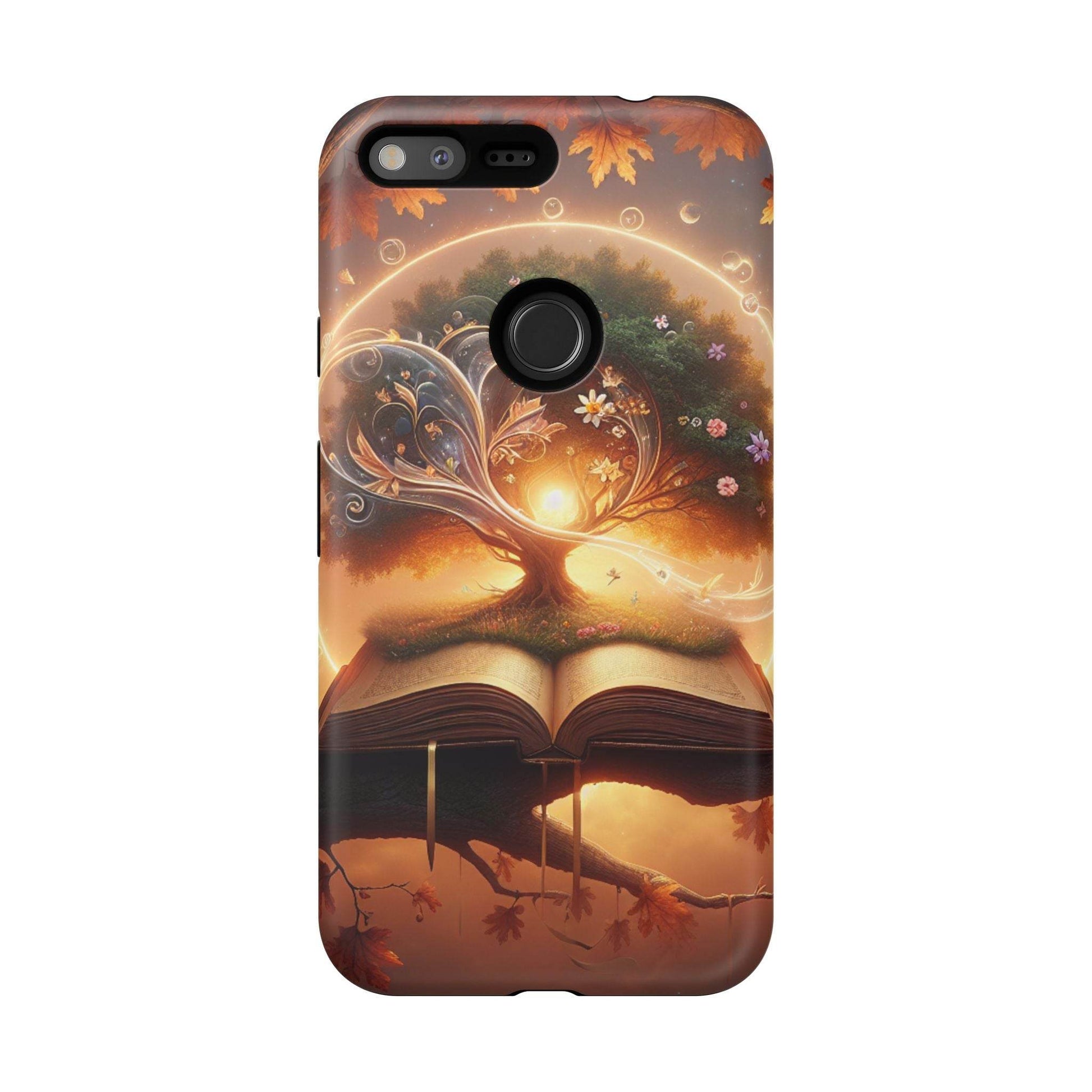 Google & Samsung - Artistic Phone Case with BookishTree Design - Tough Cases - The Dreamer's Bookshop.
