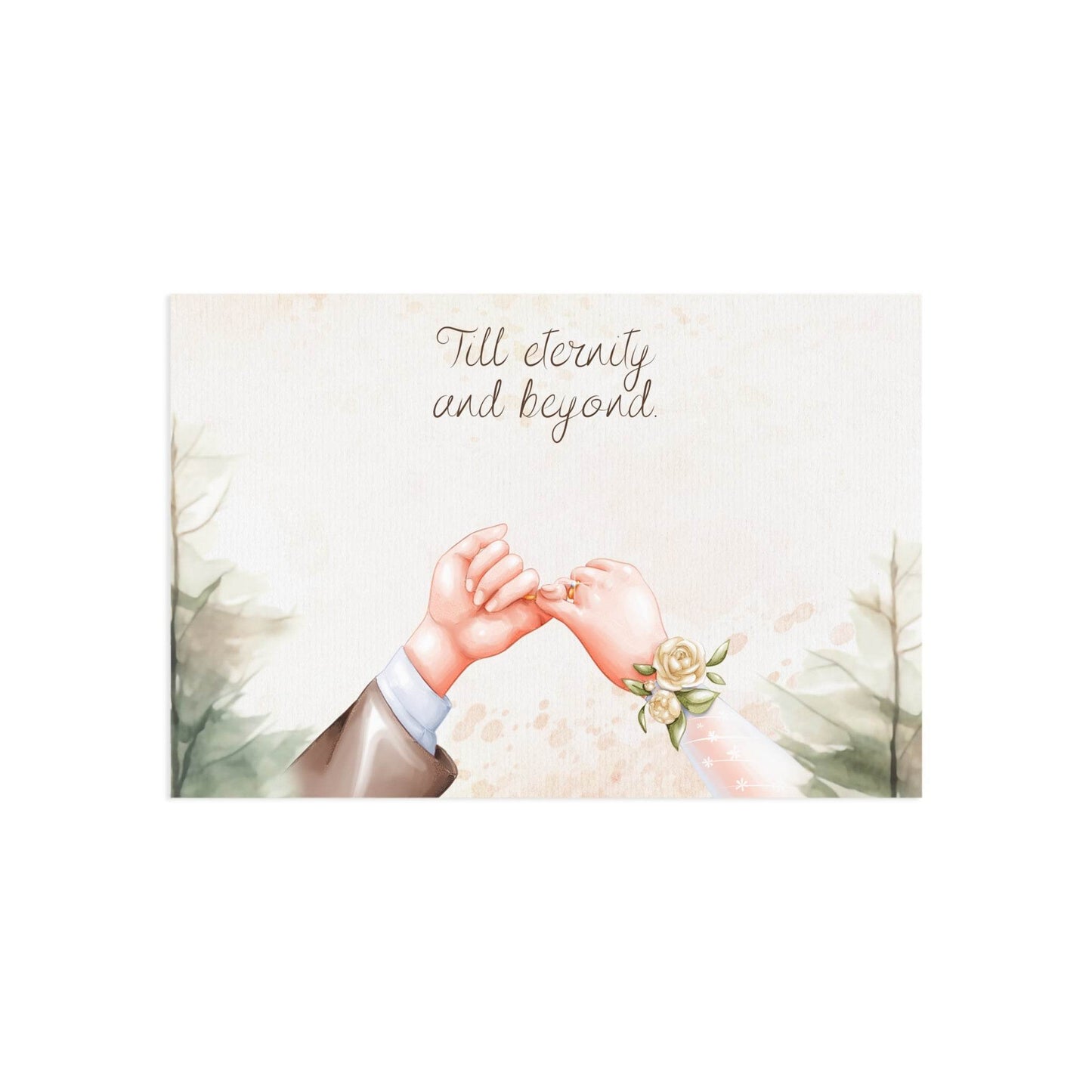 The Dreamer's Bookshop Cute "Beyond" Wedding Card - The Dreamer's Bookshop.