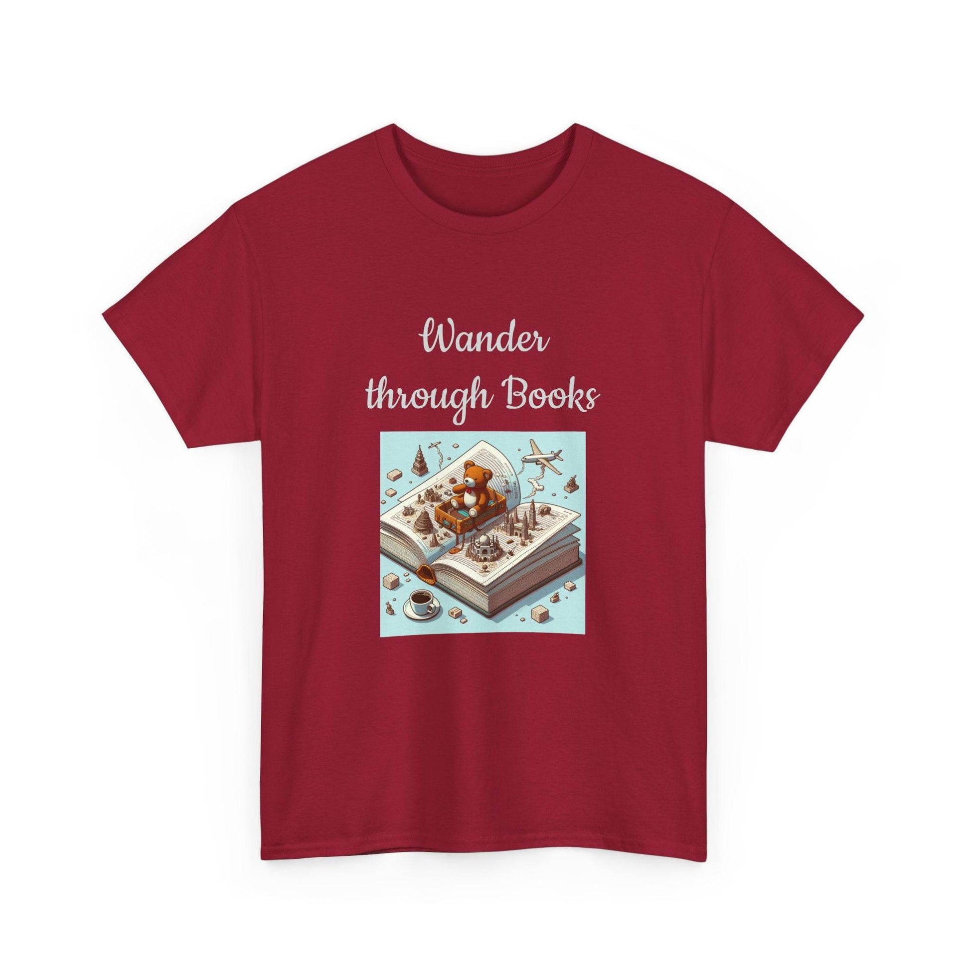 Wander - A Unisex Heavy Cotton Tee - Perfect Gift for Book Lovers - The Dreamer's Bookshop.