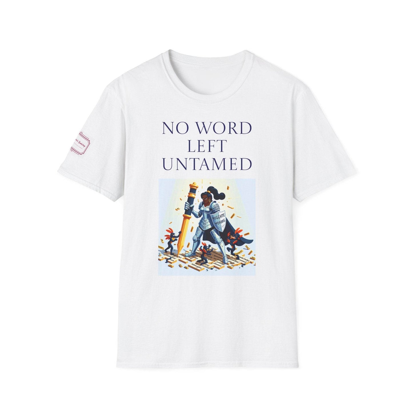 Inspirational Unisex Softstyle T-Shirt - 'No Word' Motivational Design - The Dreamer's Bookshop.