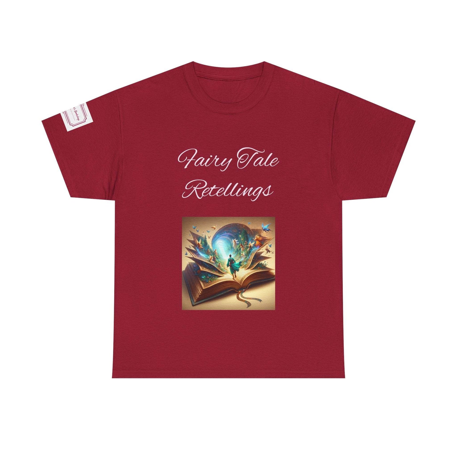Fiction - Unisex Heavy Cotton Tee - Fairy Tale Retellings - The Dreamer's Bookshop.