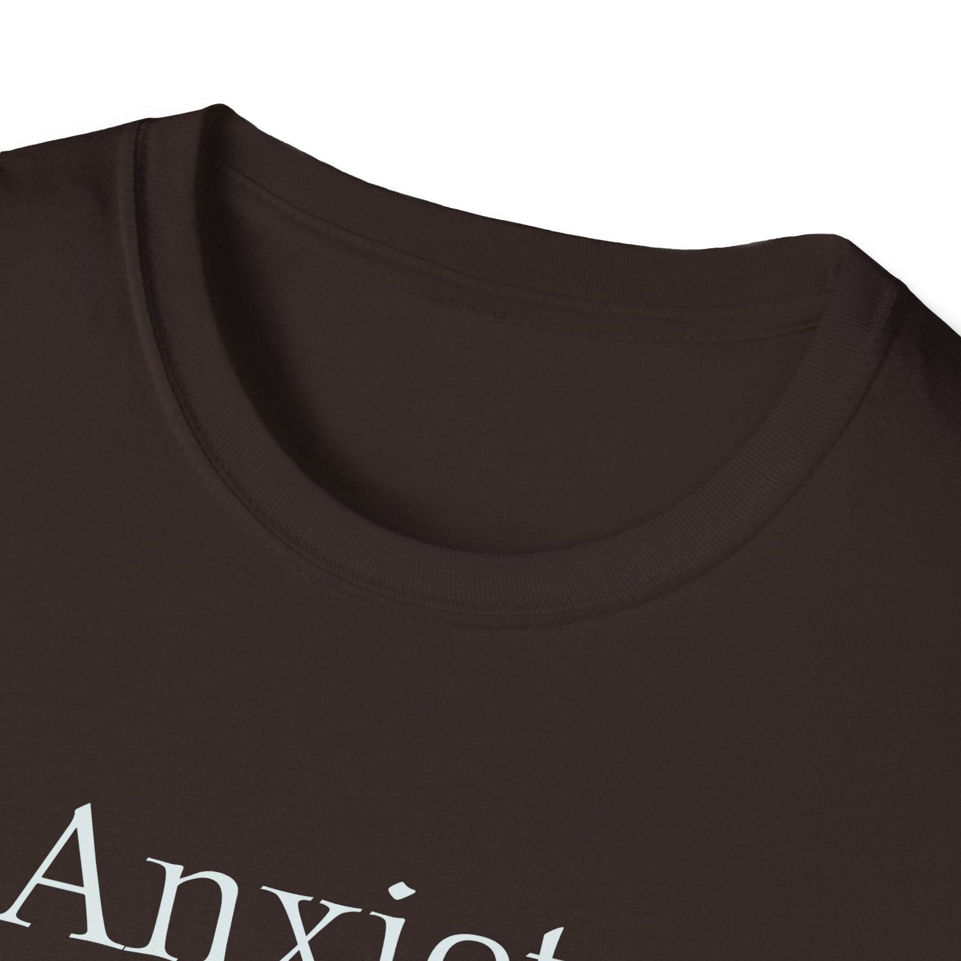 Anxiety Warrior Unisex Softstyle T-Shirt - Empowering Battle Against Mental Health - The Dreamer's Bookshop.