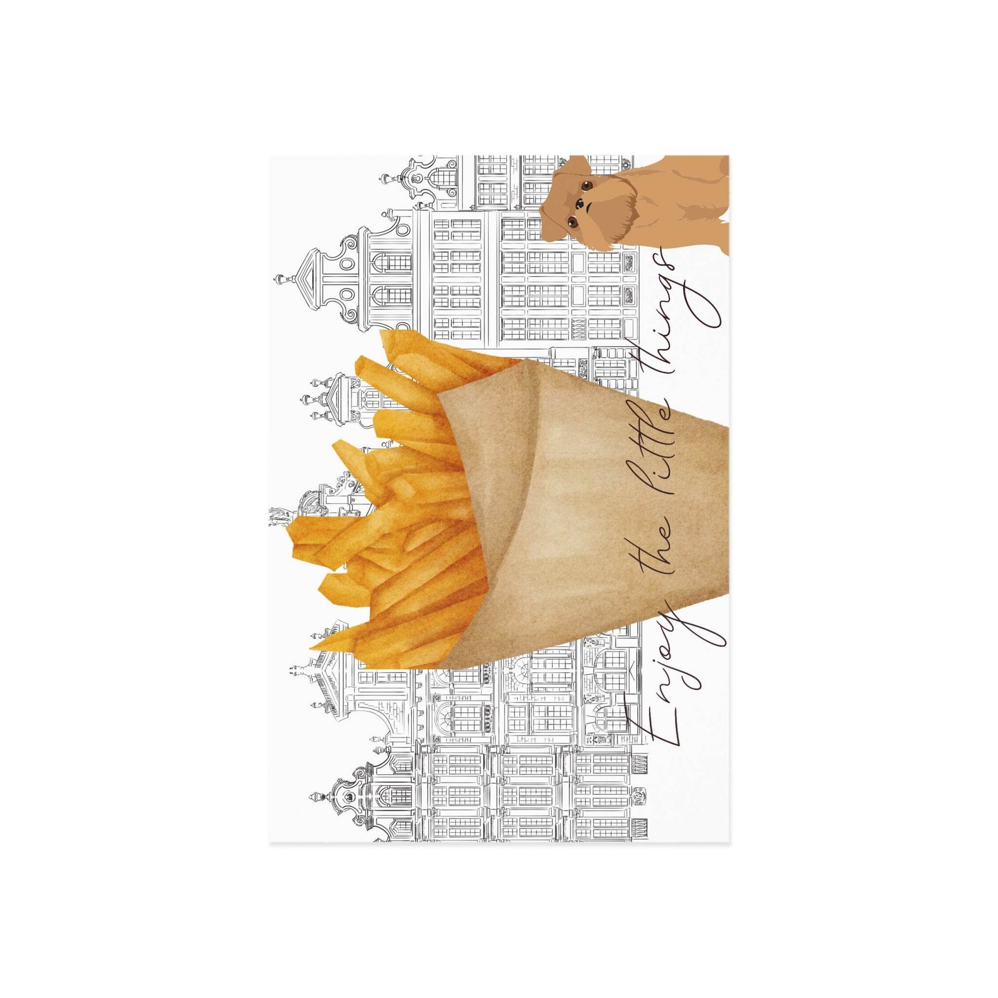 The Dreamer's Bookshop "Belgian Fries" Enjoy the Little Things Card - The Dreamer's Bookshop.