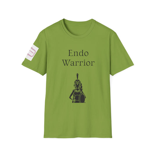 Endometriosis Warrior Unisex Softstyle T-Shirt - Empowering Battle for Women's Health