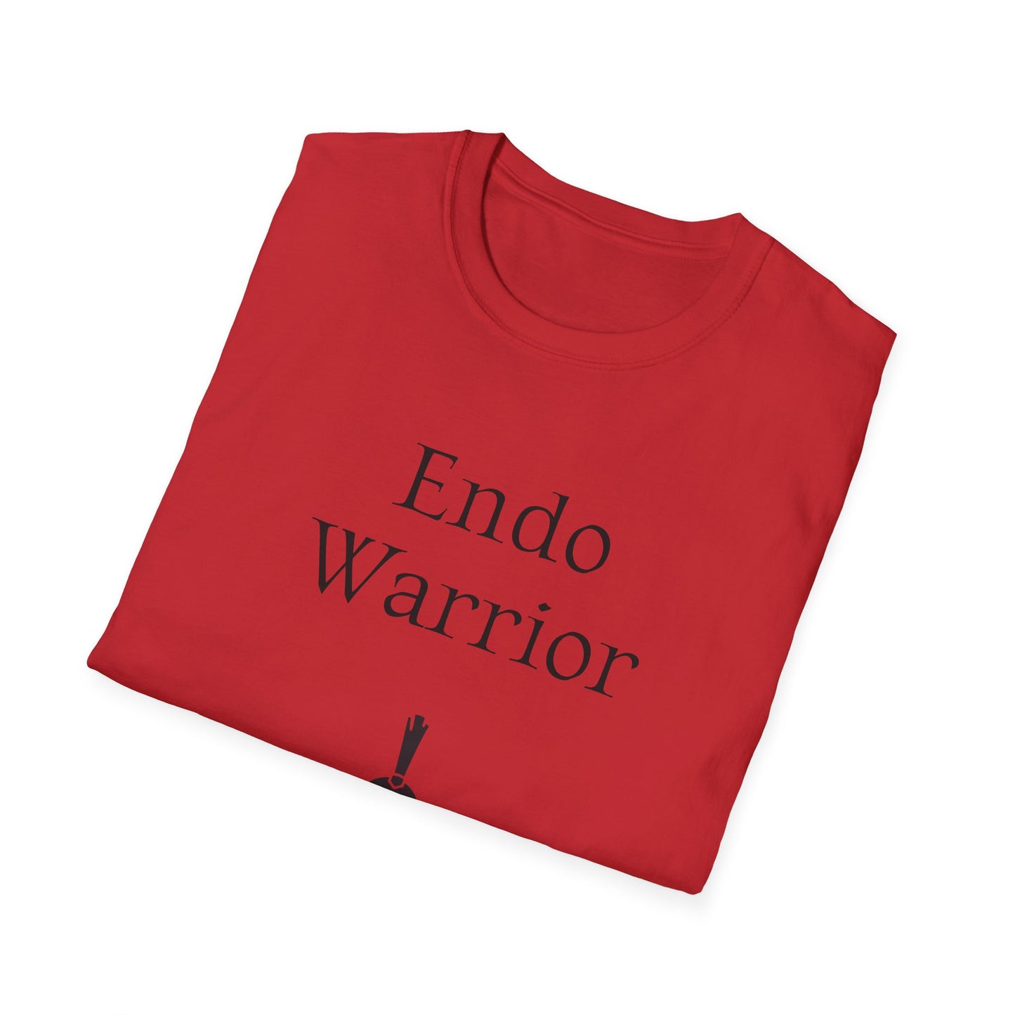 Endometriosis Warrior Unisex Softstyle T-Shirt - Empowering Battle for Women's Health