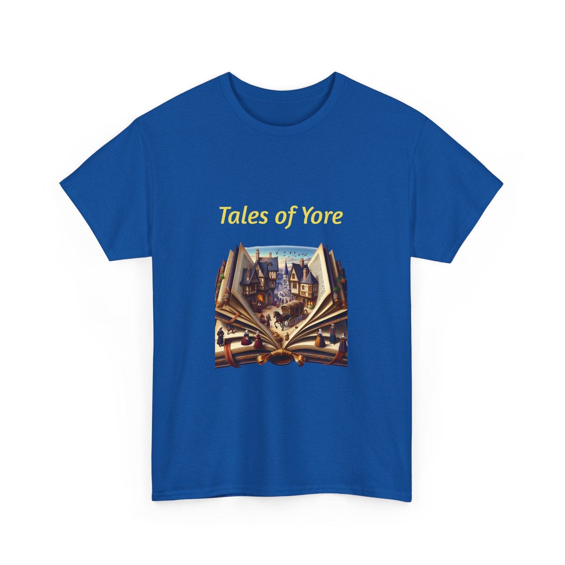 Tales of Yore - Graphic Tee - Unisex Heavy Cotton T-Shirt Historical Books - The Dreamer's Bookshop.