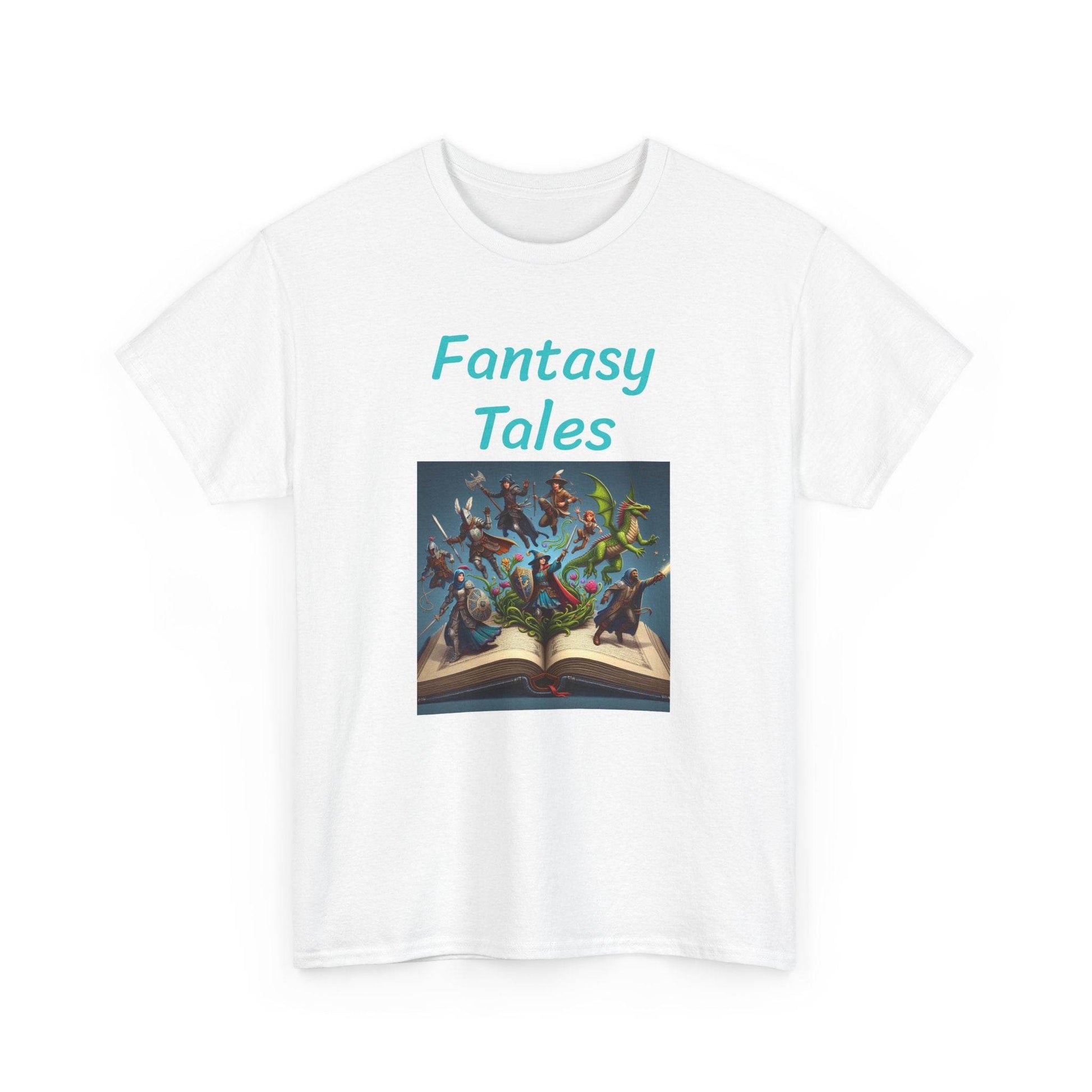 Magic - Graphic Tee - Unisex Heavy Cotton T-Shirt - Fantasy Tales - The Dreamer's Bookshop.