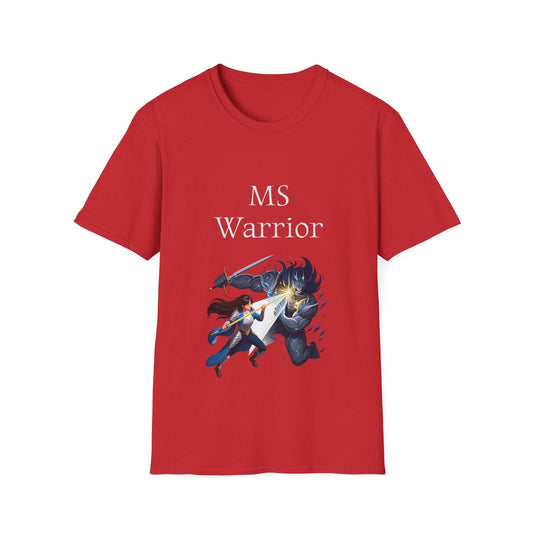 M.S. Warrior Unisex Softstyle T-Shirt - Empower Your Battle - The Dreamer's Bookshop.