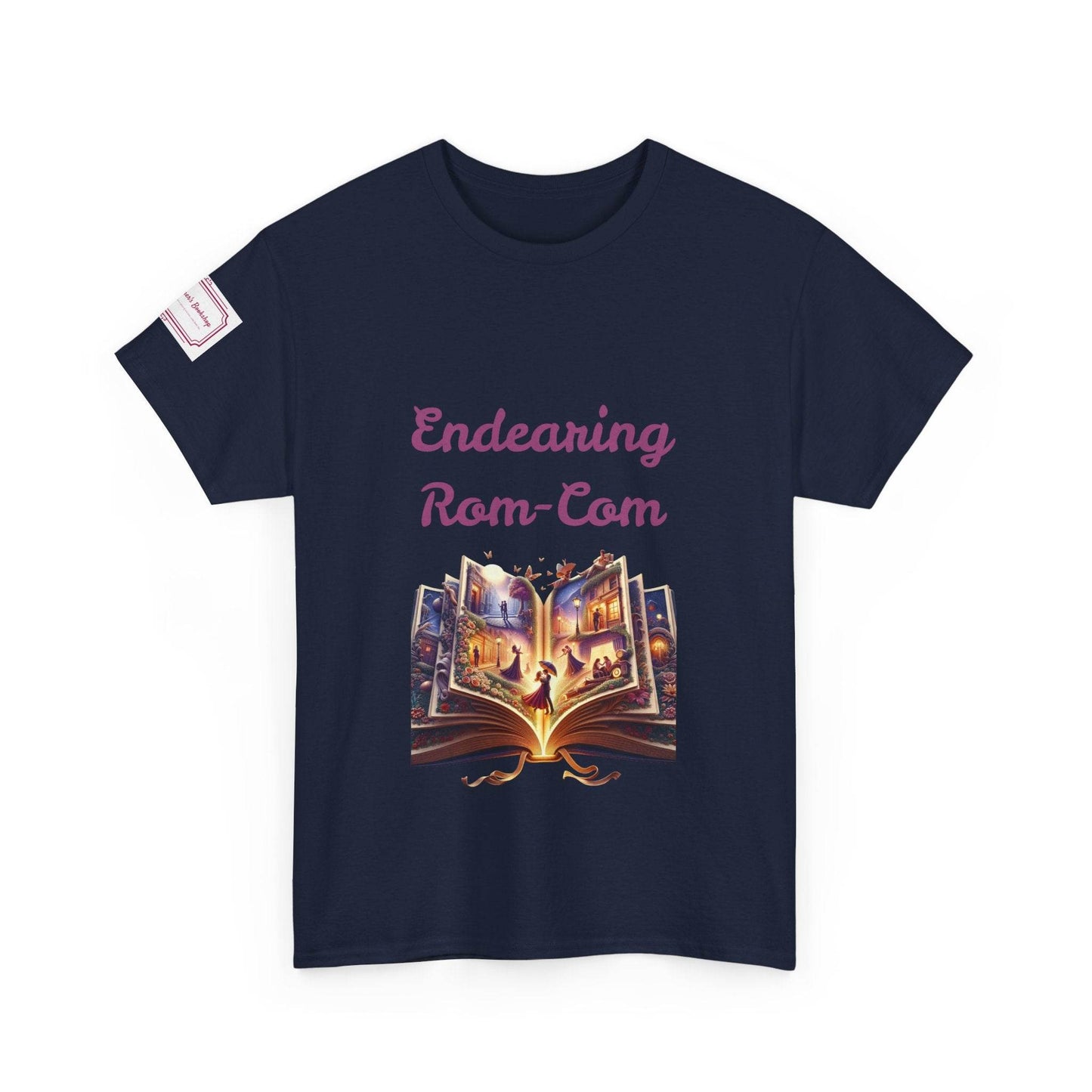 Endearing - Graphic Unisex Heavy Cotton Tee - Rom-Com Books - The Dreamer's Bookshop.