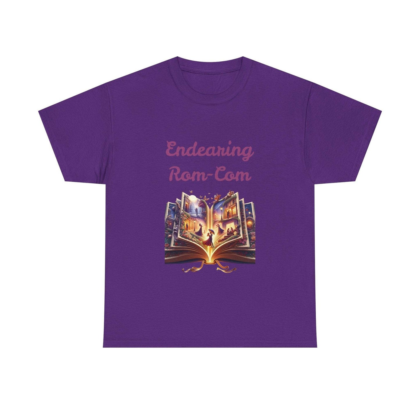 Endearing - Unisex Heavy Cotton Tee - Rom-Com Books - The Dreamer's Bookshop.
