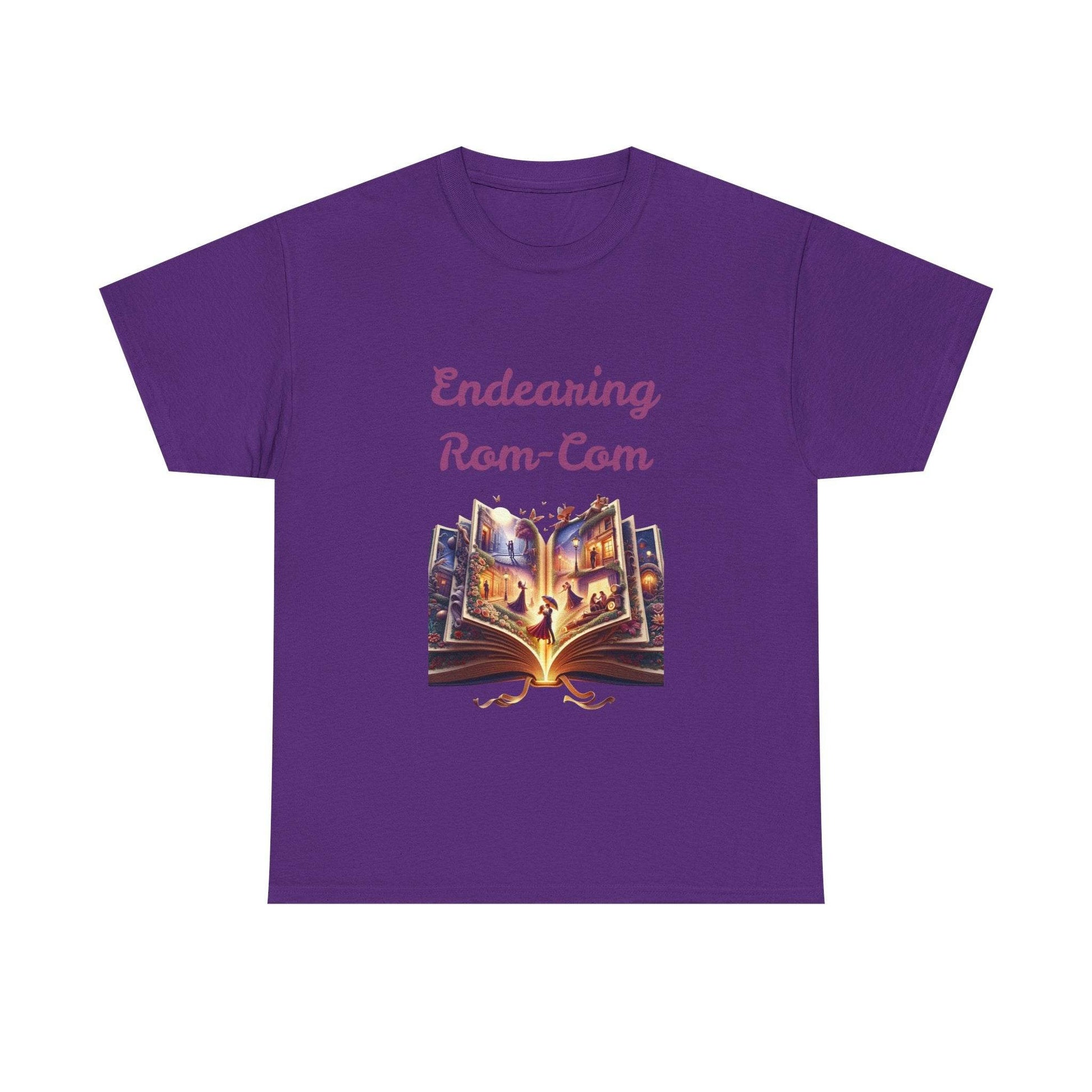 Endearing - Unisex Heavy Cotton Tee - Rom-Com Books - The Dreamer's Bookshop.