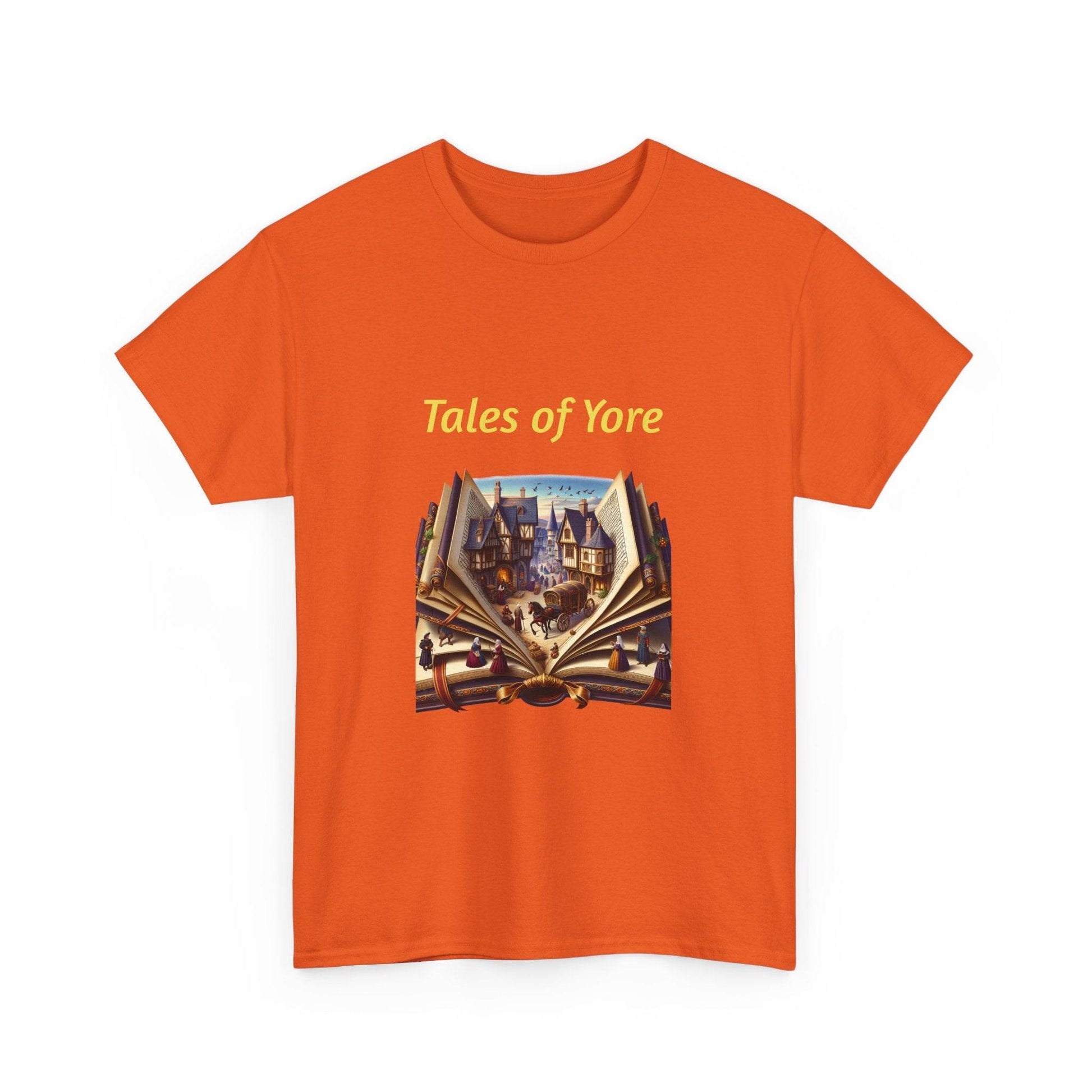Tales of Yore - Graphic Tee - Unisex Heavy Cotton T-Shirt Historical Books - The Dreamer's Bookshop.