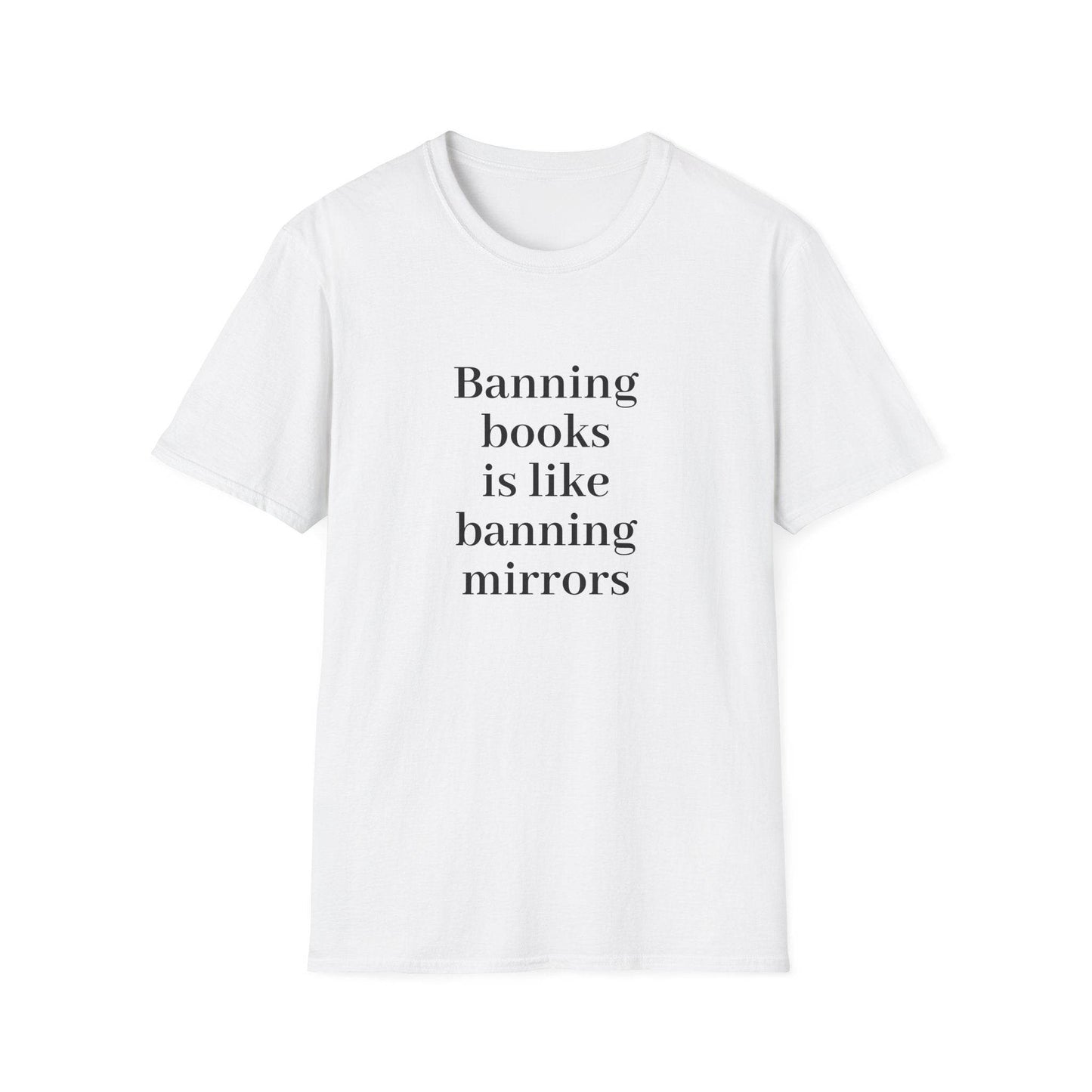 Unisex Softstyle T-Shirt - 'Banning Books' - The Dreamer's Bookshop.