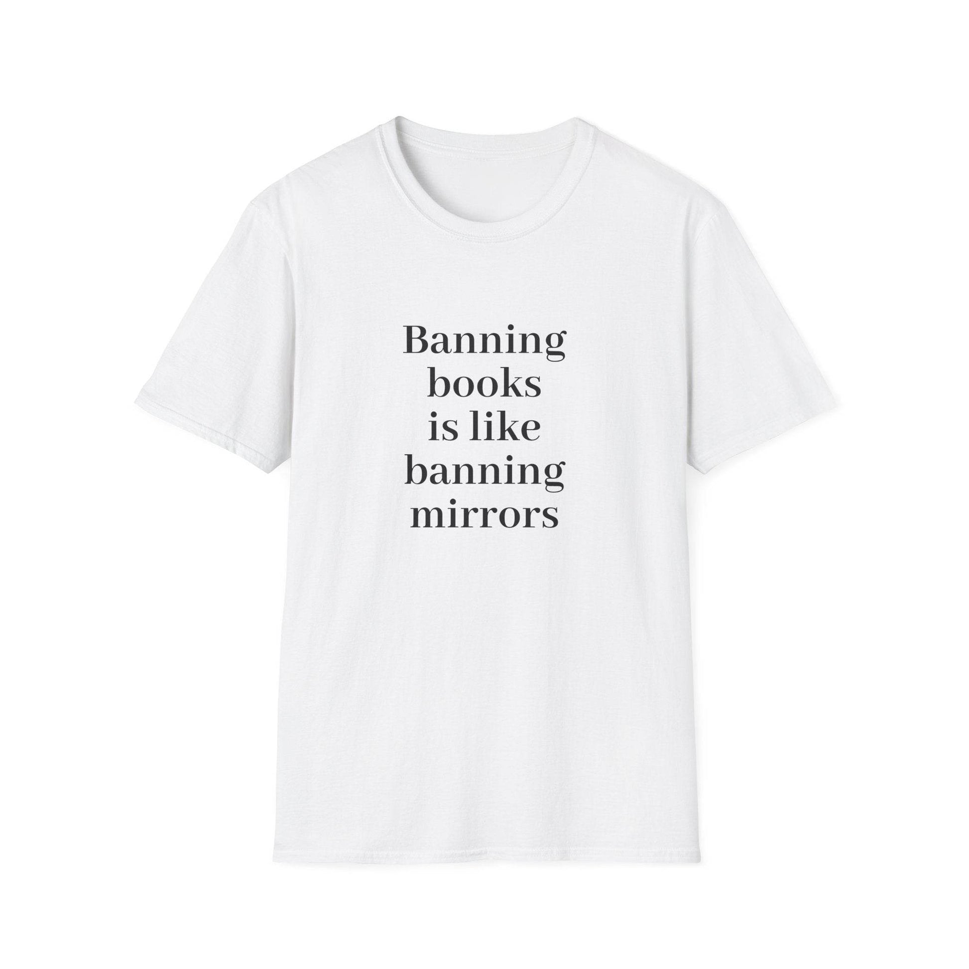 Unisex Softstyle T-Shirt - 'Banning Books' - The Dreamer's Bookshop.