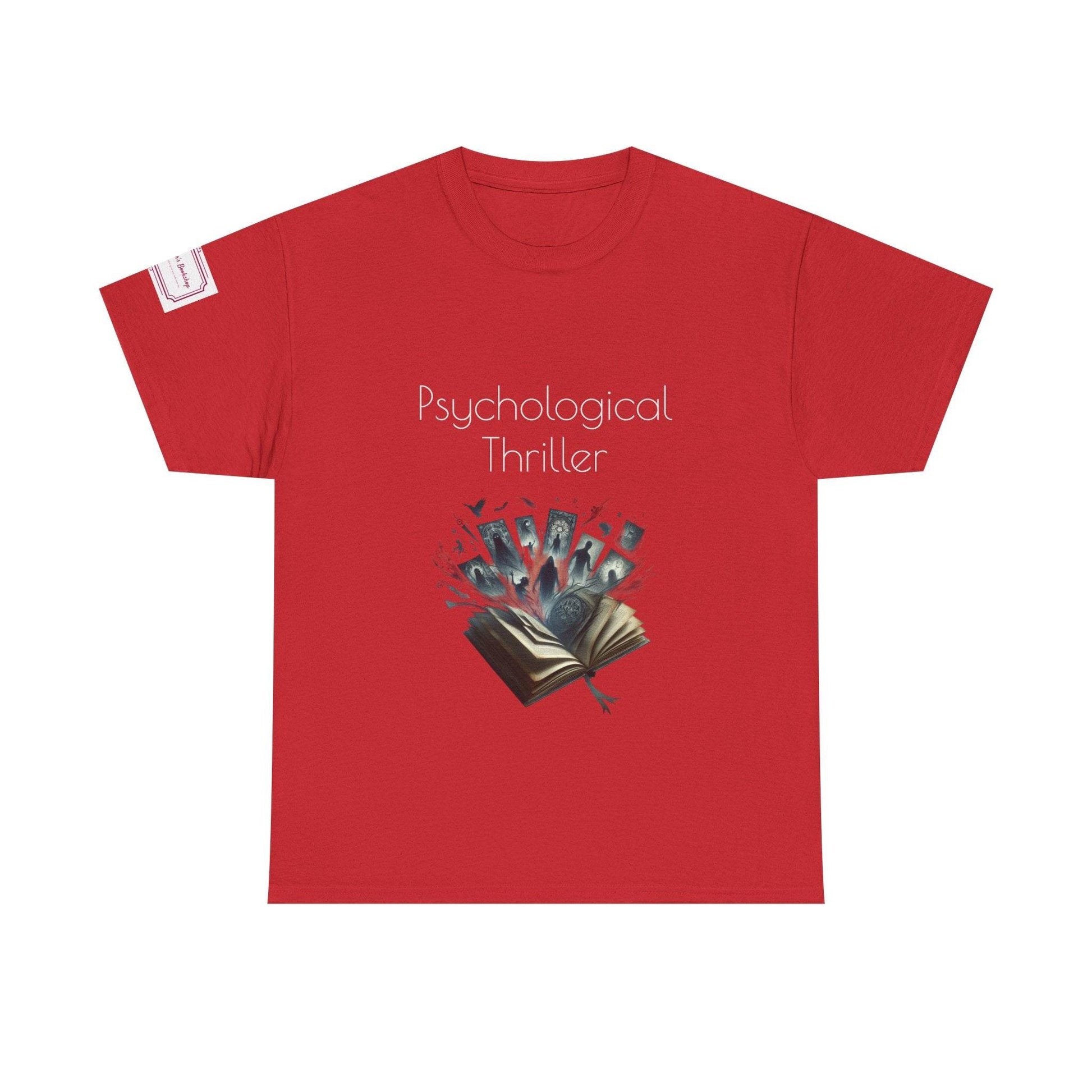 Fiction - Graphic Unisex Heavy Cotton Tee - Psychological Thriller - The Dreamer's Bookshop.