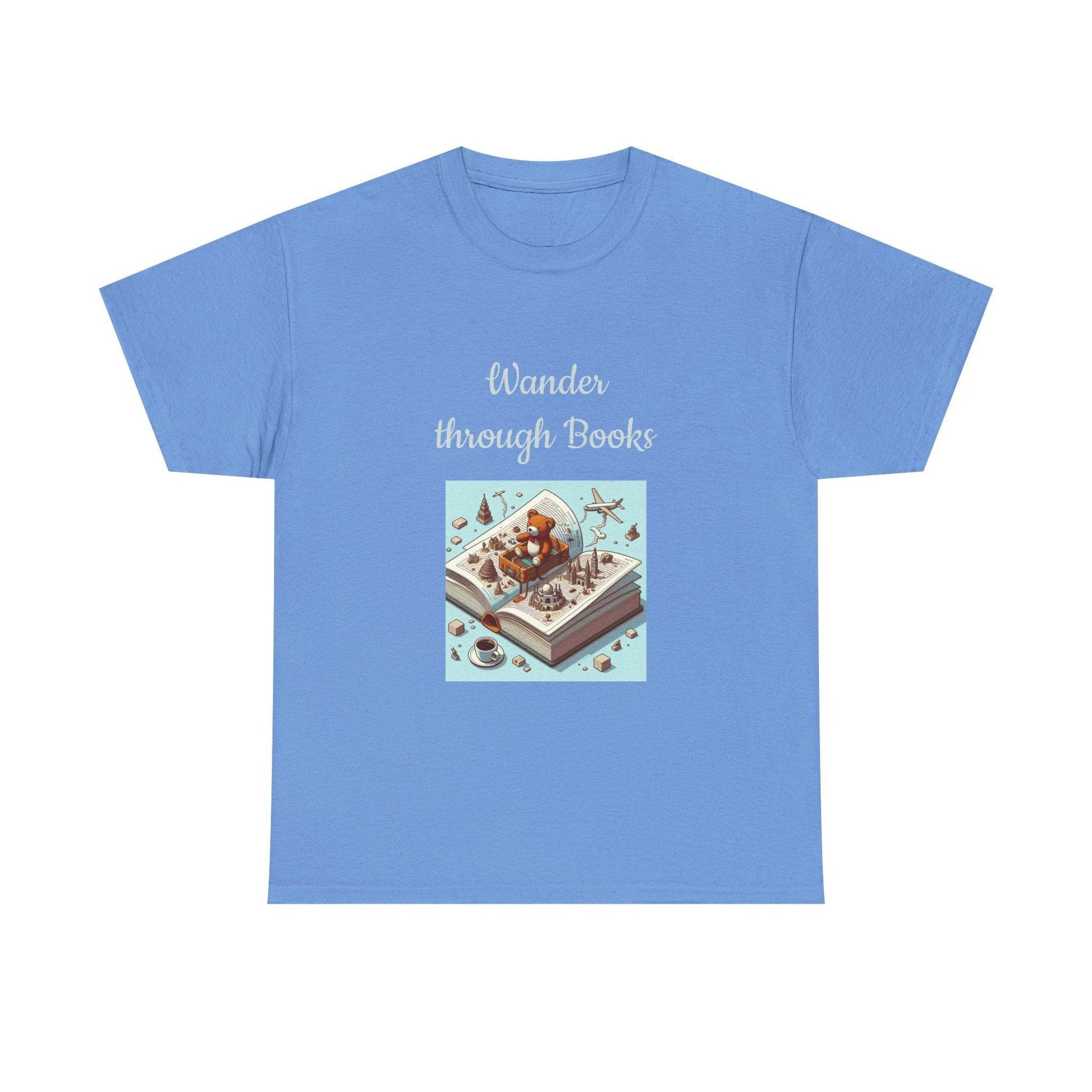 Wander - Unisex Heavy Cotton Tee for Book Lovers - The Dreamer's Bookshop.