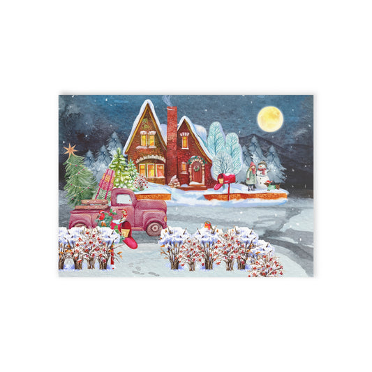 The Dreamer's Bookshop "Winter Suburbs" Christmas Card