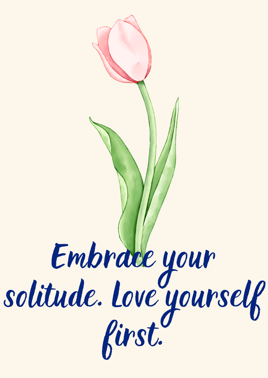 The Dreamer's Bookshop "Solitude" Love Yourself Card - The Dreamer's Bookshop.