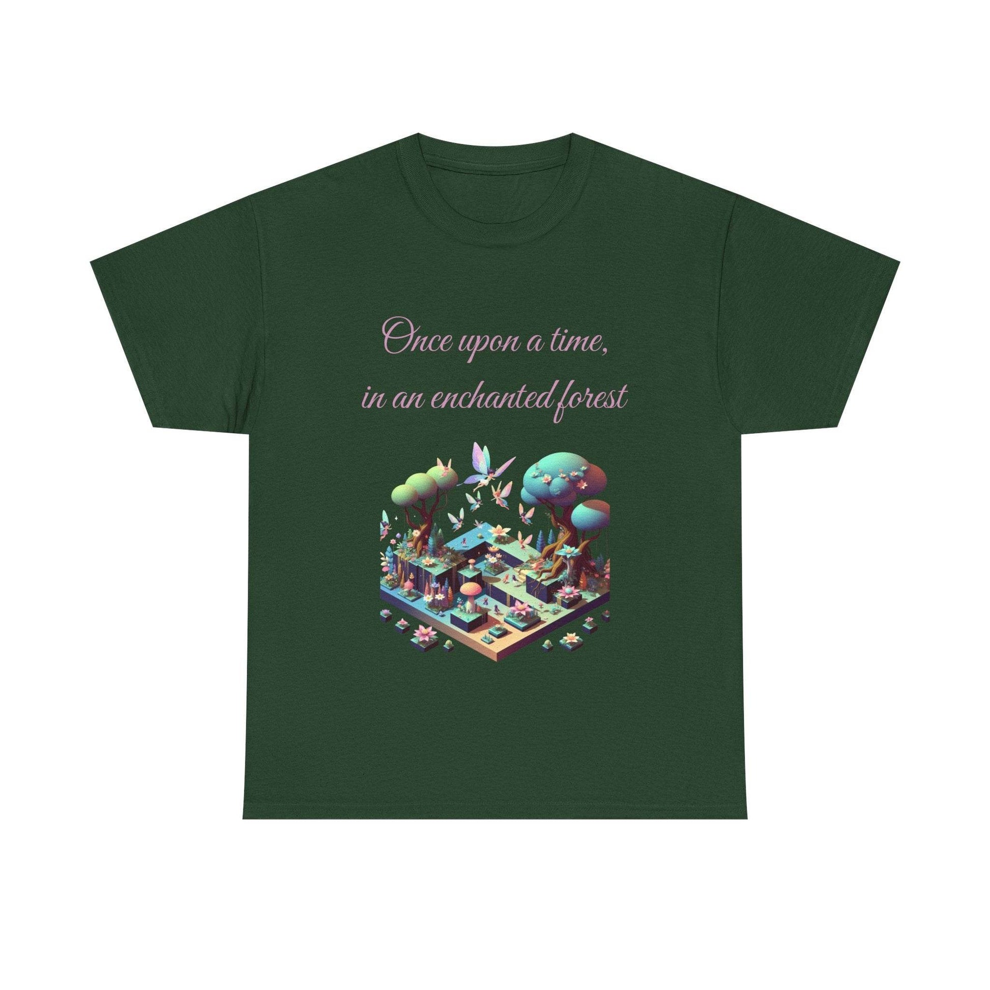 Enchanted Forest - A Unisex Heavy Cotton Tee - Perfect for Book Lovers - The Dreamer's Bookshop.