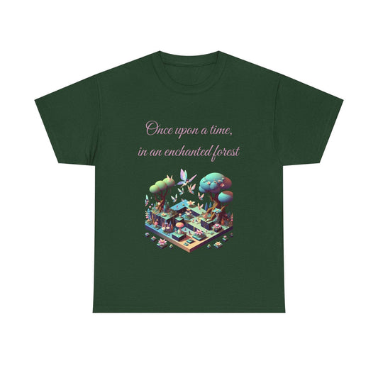Enchanted Forest - A Unisex Heavy Cotton Tee - Perfect for Book Lovers - The Dreamer's Bookshop.