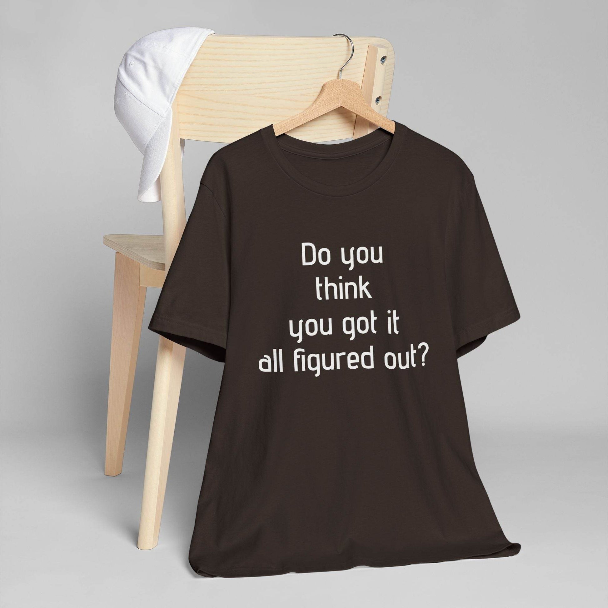 Inspirational Unisex Jersey T-Shirt - Think Again Vibe - The Dreamer's Bookshop.
