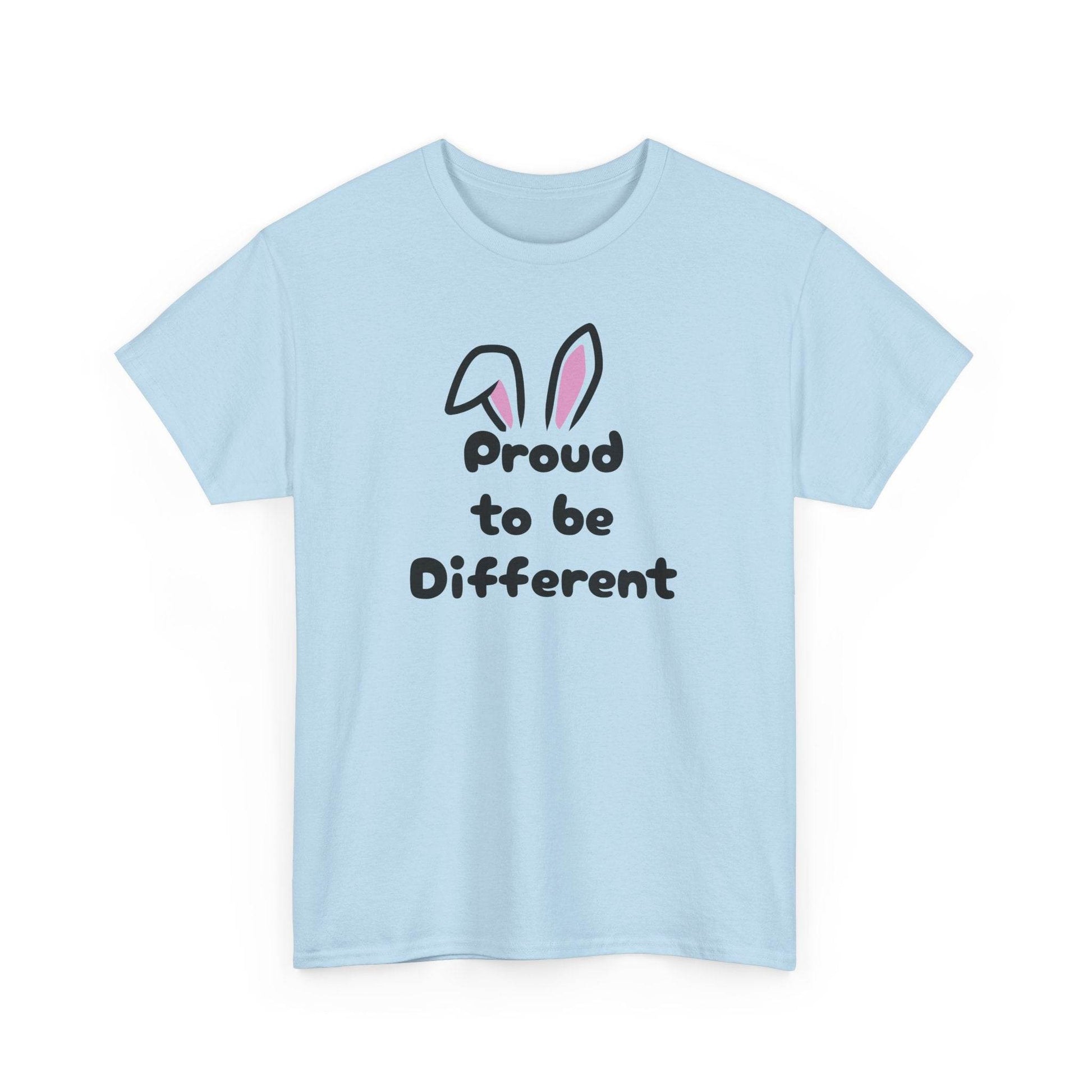 Proud to Be Different Unisex Heavy Cotton Tee - Celebrate Individuality - The Dreamer's Bookshop.