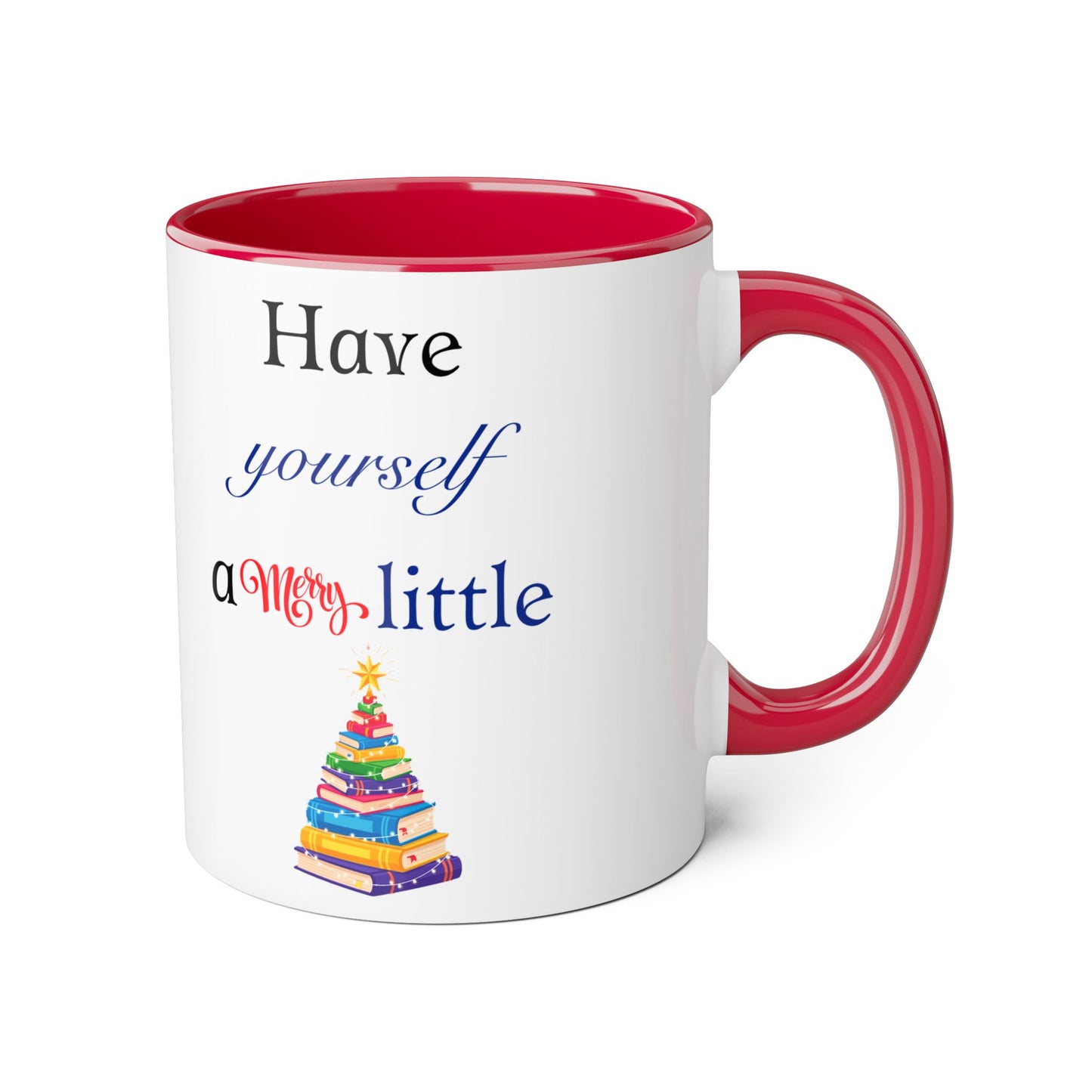A Merry Little Bookmas Mug - 11oz Cup for Coffee Lovers