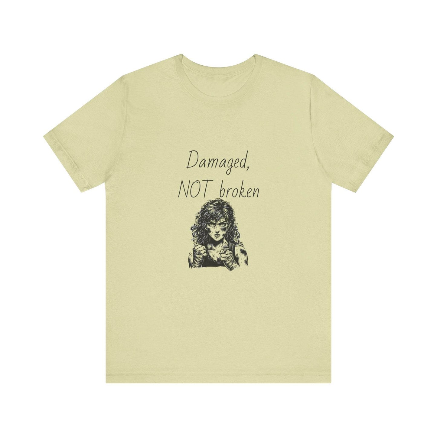 Fierce Survivor Unisex Short Sleeve Tee - Damaged, NOT broken - The Dreamer's Bookshop.