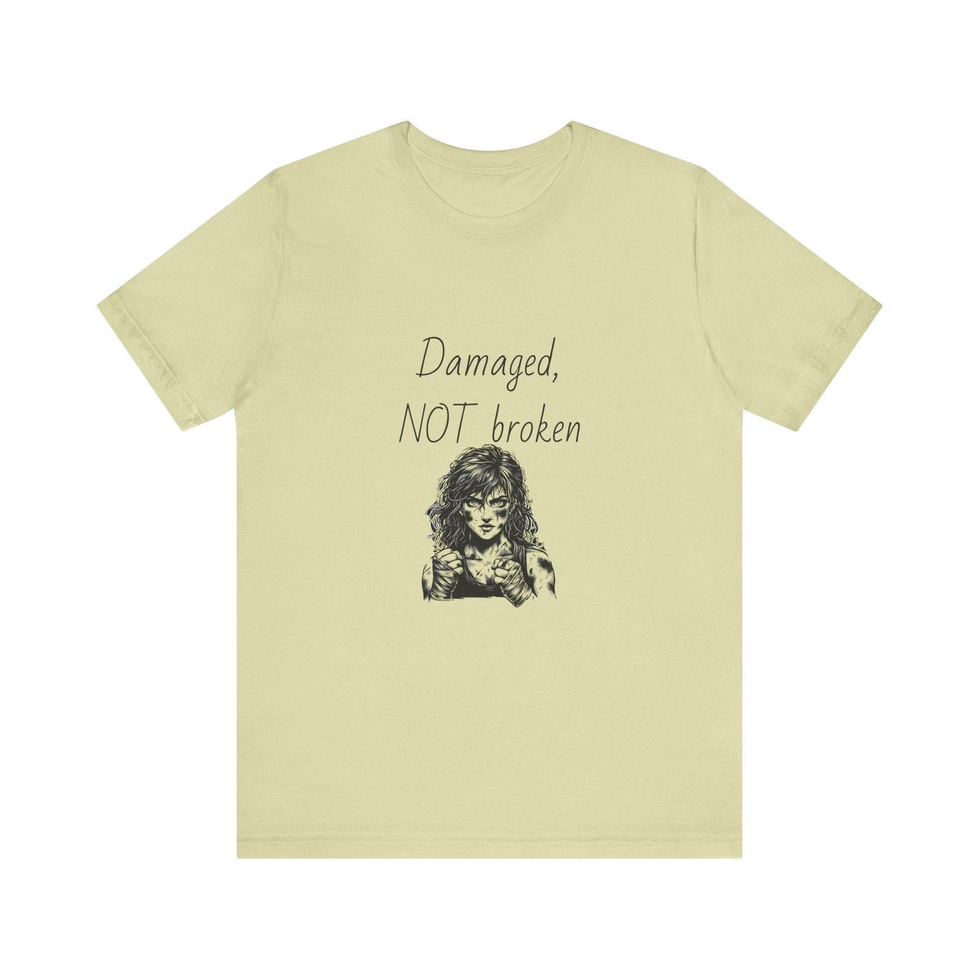 Fierce Survivor Unisex Short Sleeve Tee - Damaged, NOT broken - The Dreamer's Bookshop.