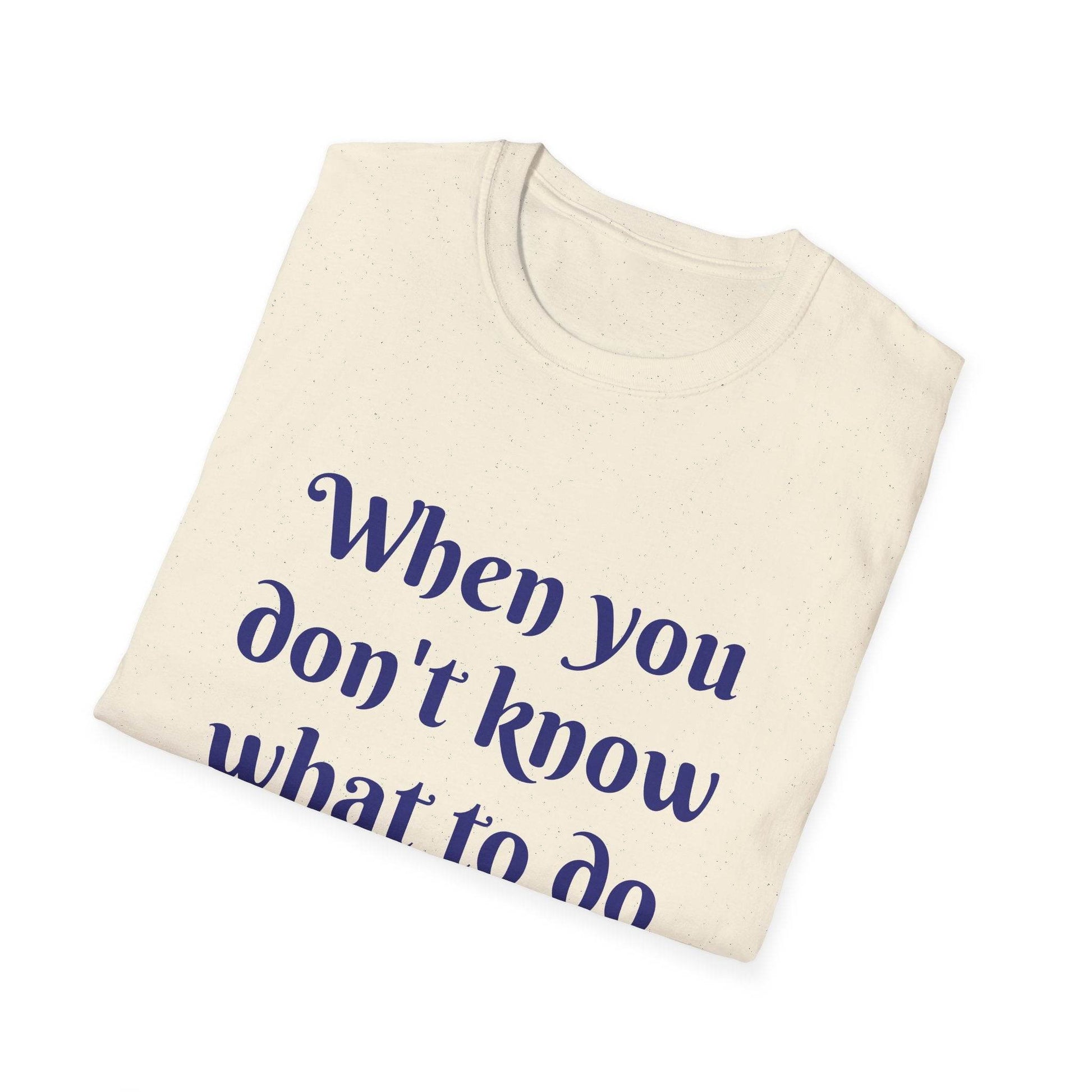 Inspirational Unisex Softstyle T-Shirt - 'Just Breathe' Motivational Design - The Dreamer's Bookshop.